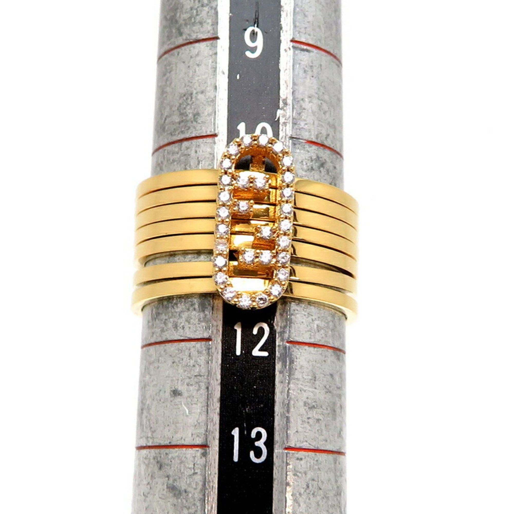 Fendi Fendi Orlock #S Women's Ring GP Size 11 Size ONE SIZE - 7 Thumbnail
