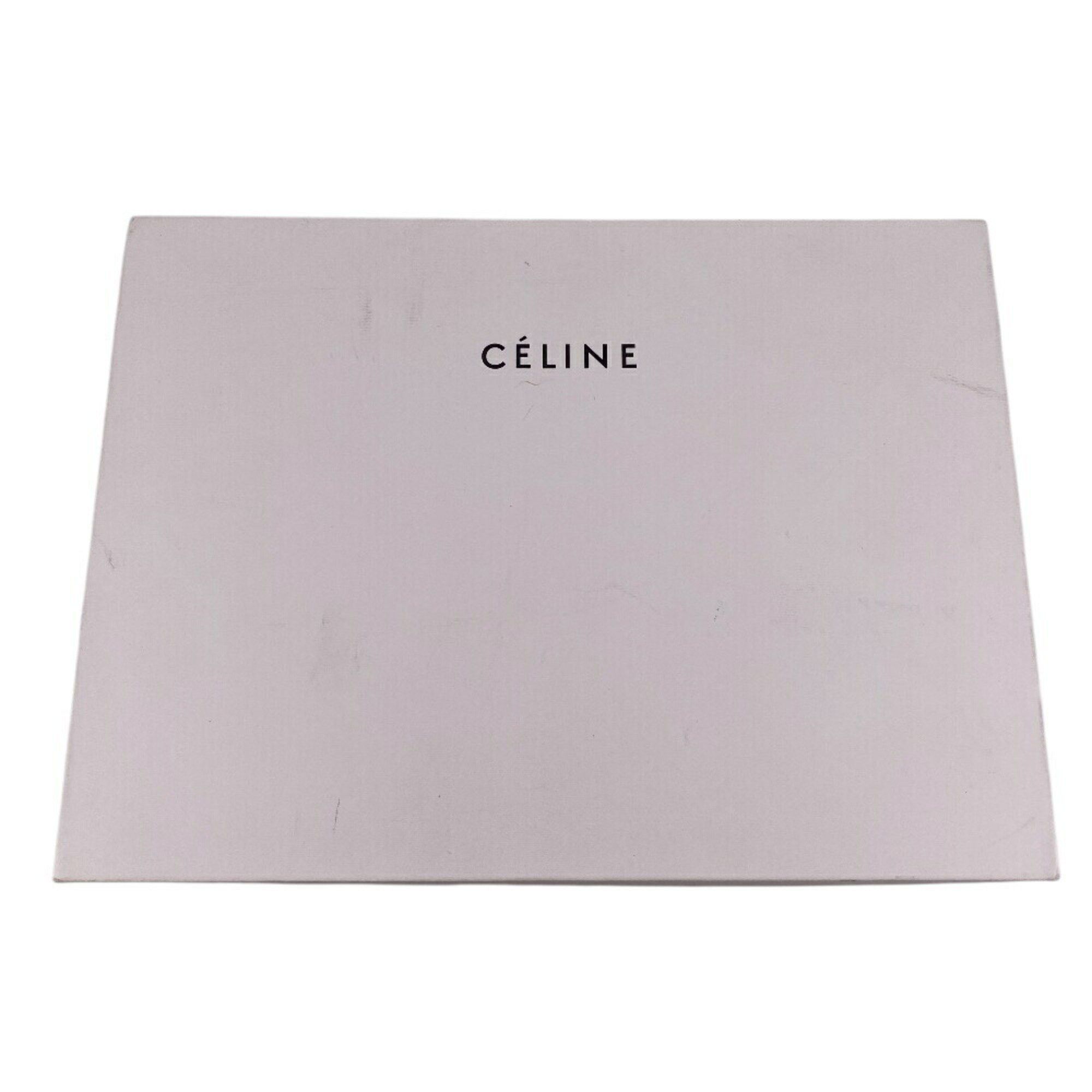 Celine CELINE 10B563 BEL LARGE FLAP WALLET Long wallet Wine red Women's Size ONE SIZE - 15 Thumbnail