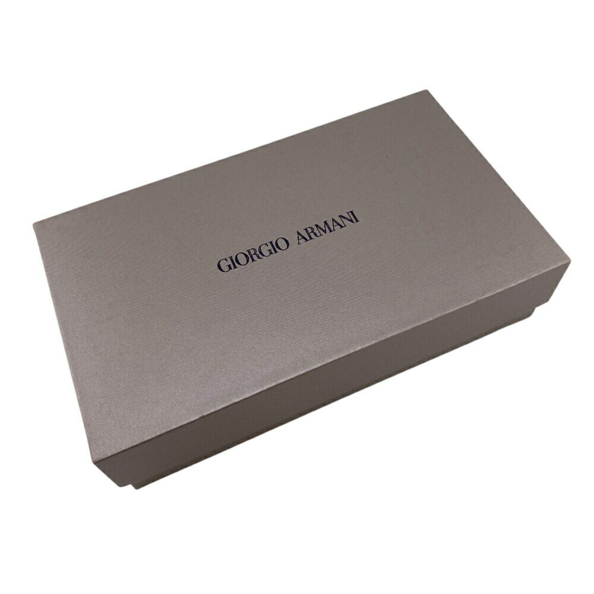 Giorgio Armani GIORGIO ARMANI Y1H372 Round Long Wallet Grey Unisex Size ONE SIZE - 16 Thumbnail