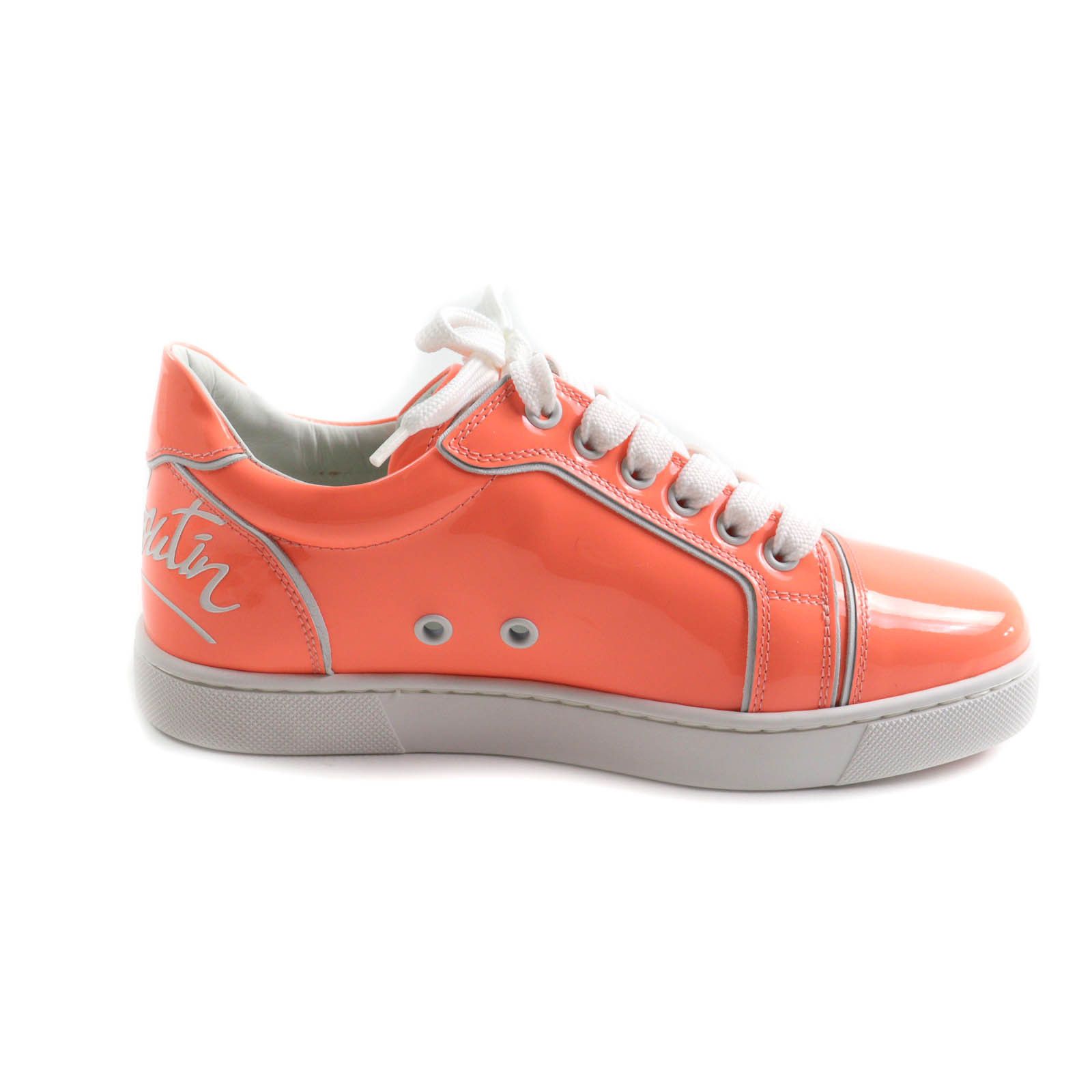 Christian Louboutin Christian Louboutin Christian Louboutin FUN VIEIRA Patent Leather Sneakers Leather Shoes DUTY FREE for USA Size ONE SIZE - 5 Thumbnail