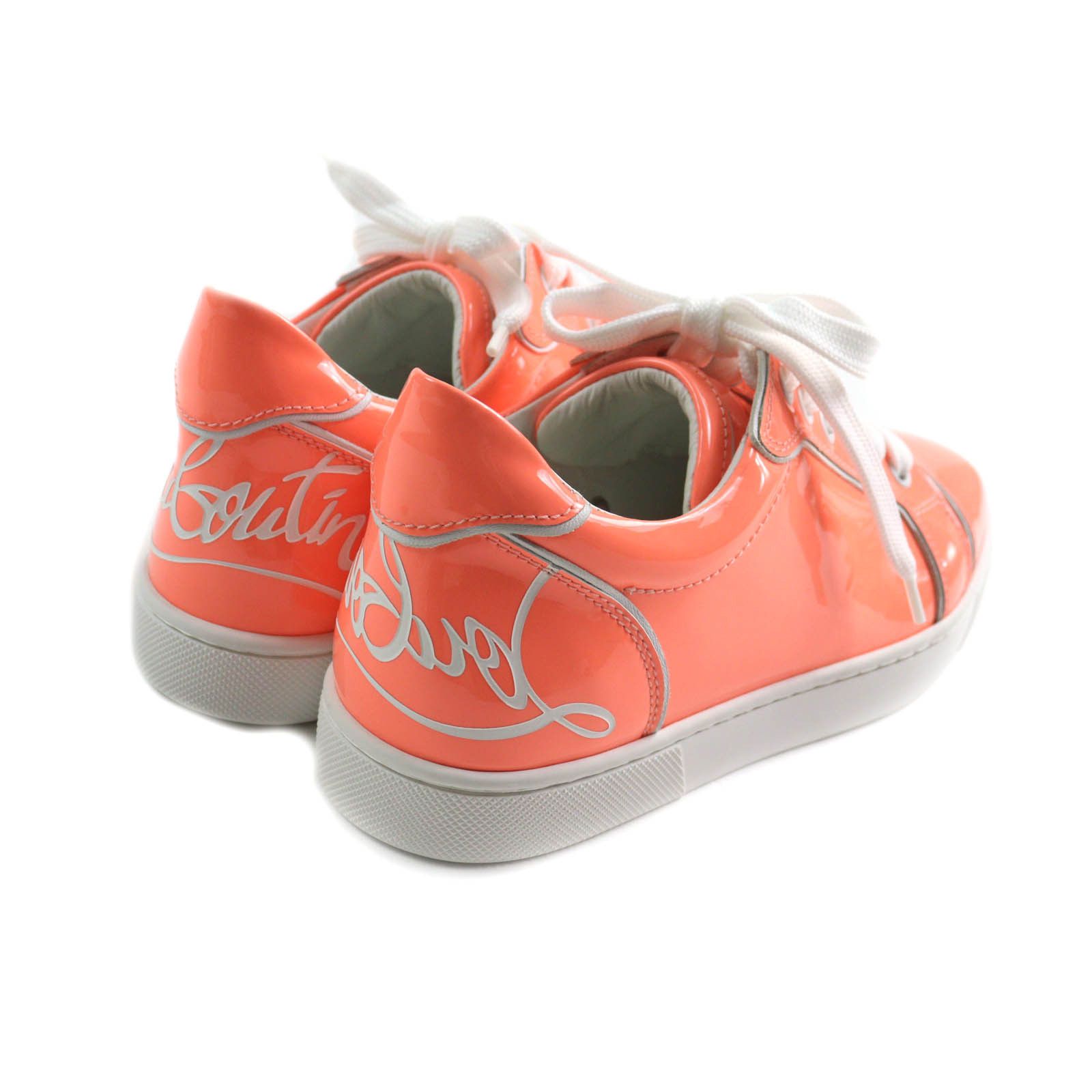 Christian Louboutin Christian Louboutin Christian Louboutin FUN VIEIRA Patent Leather Sneakers Leather Shoes DUTY FREE for USA Size ONE SIZE - 2 Thumbnail