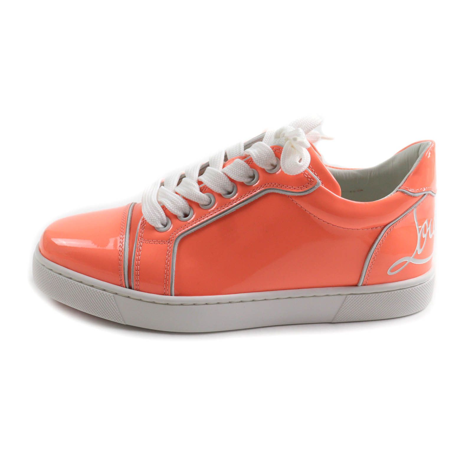Christian Louboutin Christian Louboutin Christian Louboutin FUN VIEIRA Patent Leather Sneakers Leather Shoes DUTY FREE for USA Size ONE SIZE - 4 Thumbnail
