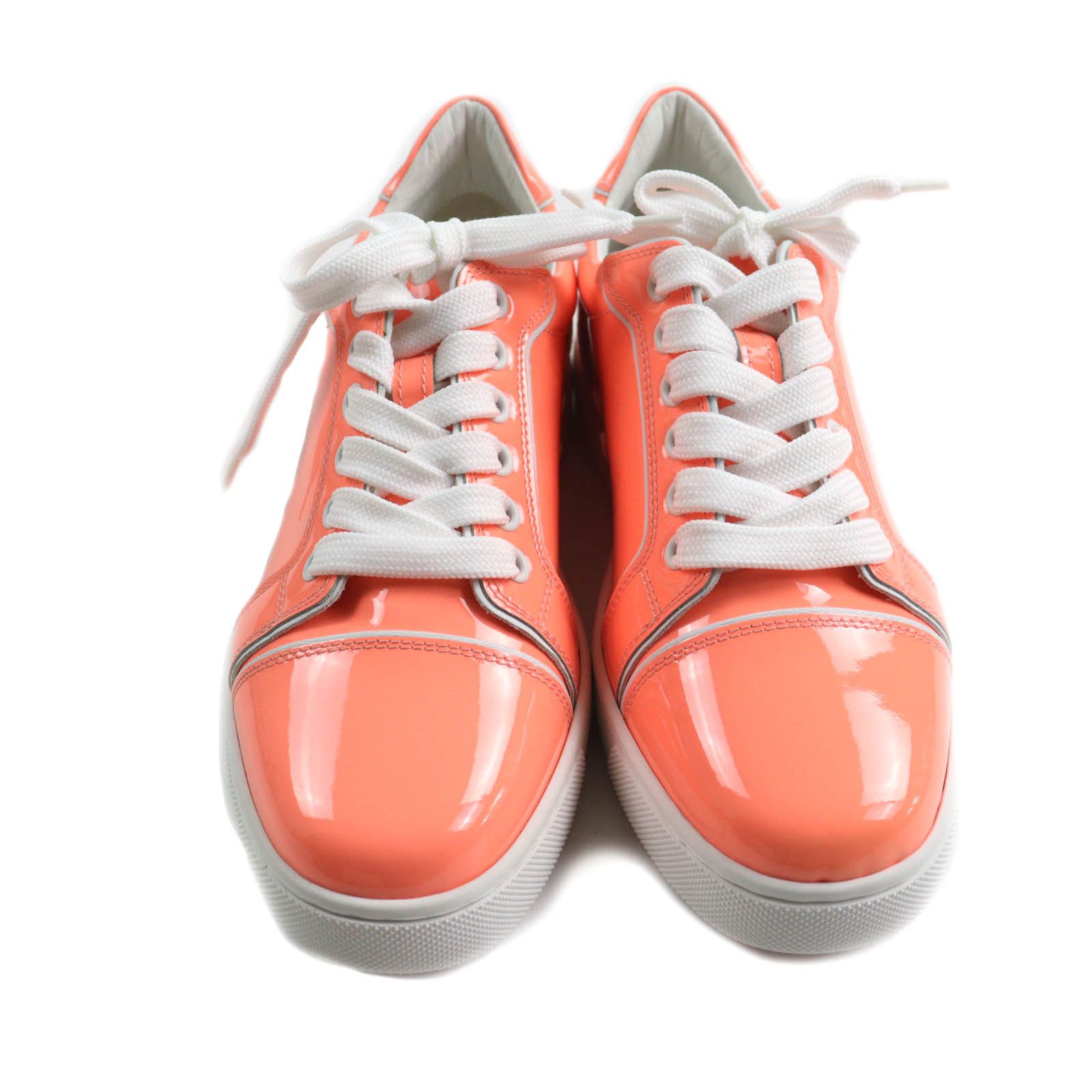 Christian Louboutin Christian Louboutin Christian Louboutin FUN VIEIRA Patent Leather Sneakers Leather Shoes DUTY FREE for USA Size ONE SIZE - 3 Thumbnail
