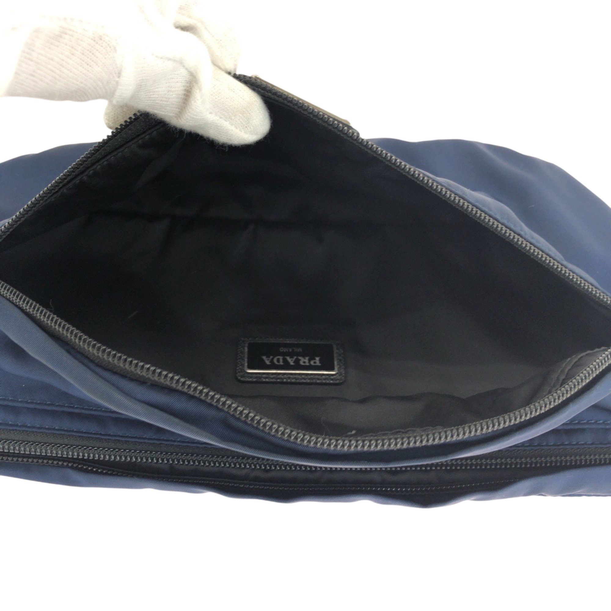 Prada Prada Triangle Logo clutch Size ONE SIZE - 7 Thumbnail