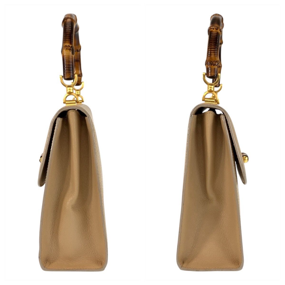 Gucci Gucci Gucci Leather Bamboo Handbag 000 110 Leather Handbag 000 110 Size ONE SIZE - 8 Thumbnail