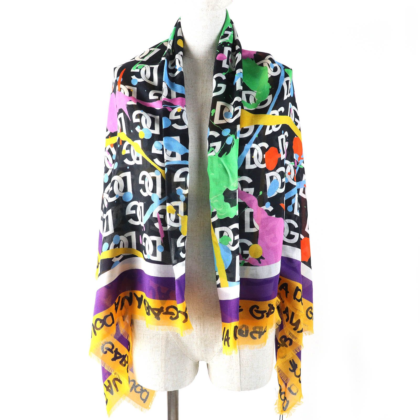 Dolce & Gabbana Dolce & Gabbana Dolce&Gabbana Modal Cashmere Shawl Others Shawl Size ONE SIZE - 4 Thumbnail
