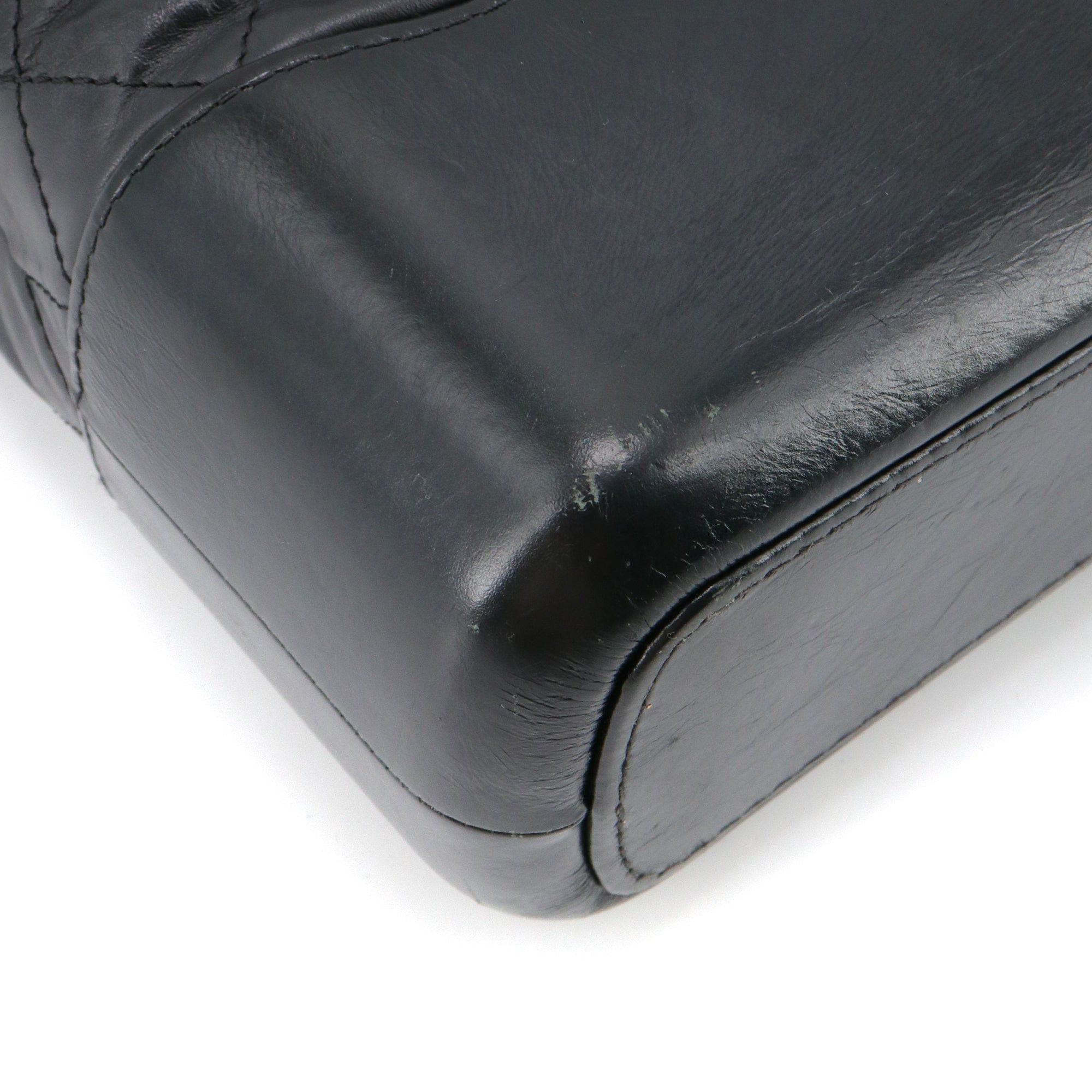 Chanel CHANEL - Chanel Gabrielle GM black leather shoulder bag Size ONE SIZE - 7 Thumbnail