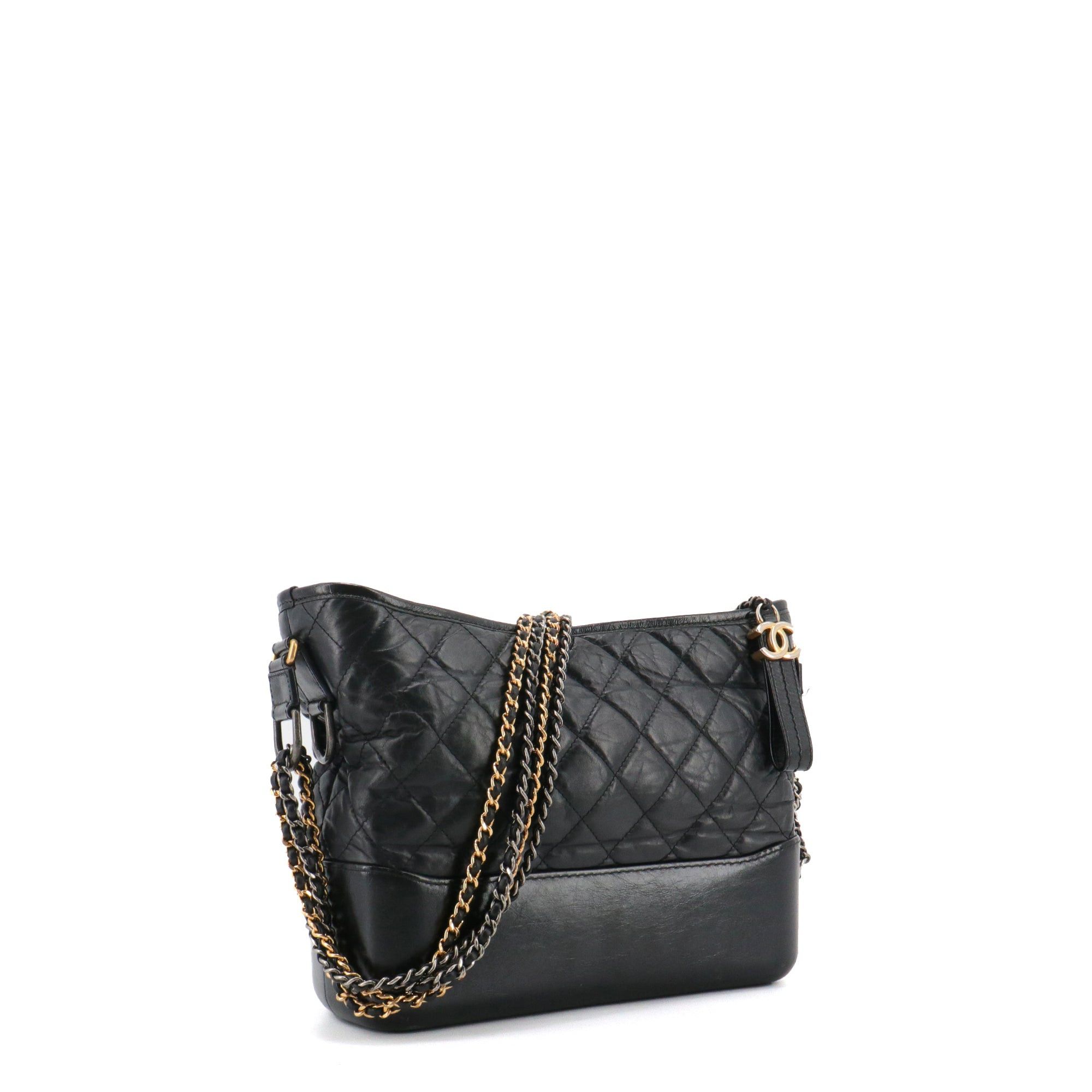 Chanel CHANEL - Chanel Gabrielle GM black leather shoulder bag Size ONE SIZE - 2 Thumbnail