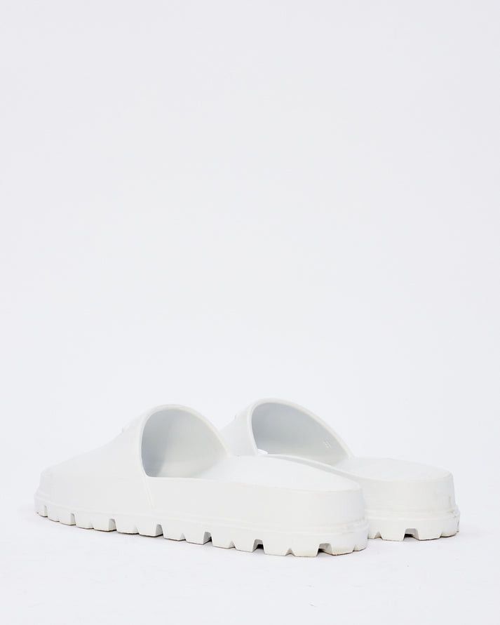Prada triangle-logo rubber slides white Size US 5 / IT 35 - 4 Thumbnail