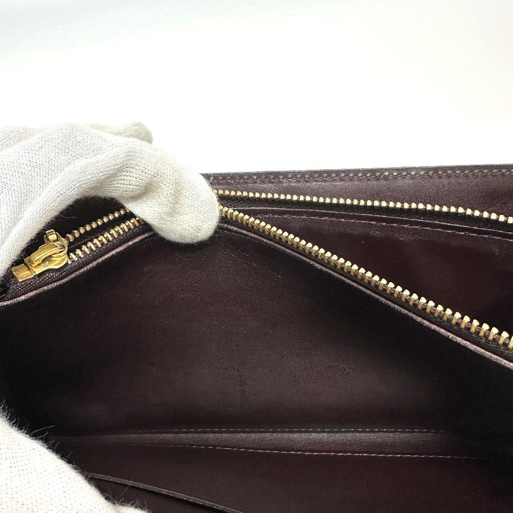 Louis Vuitton Louis Vuitton M90152 Portofoil Sala Folded In Half Long Wallet Monogram Vernis Women Amaranth Size ONE SIZE - 16 Thumbnail