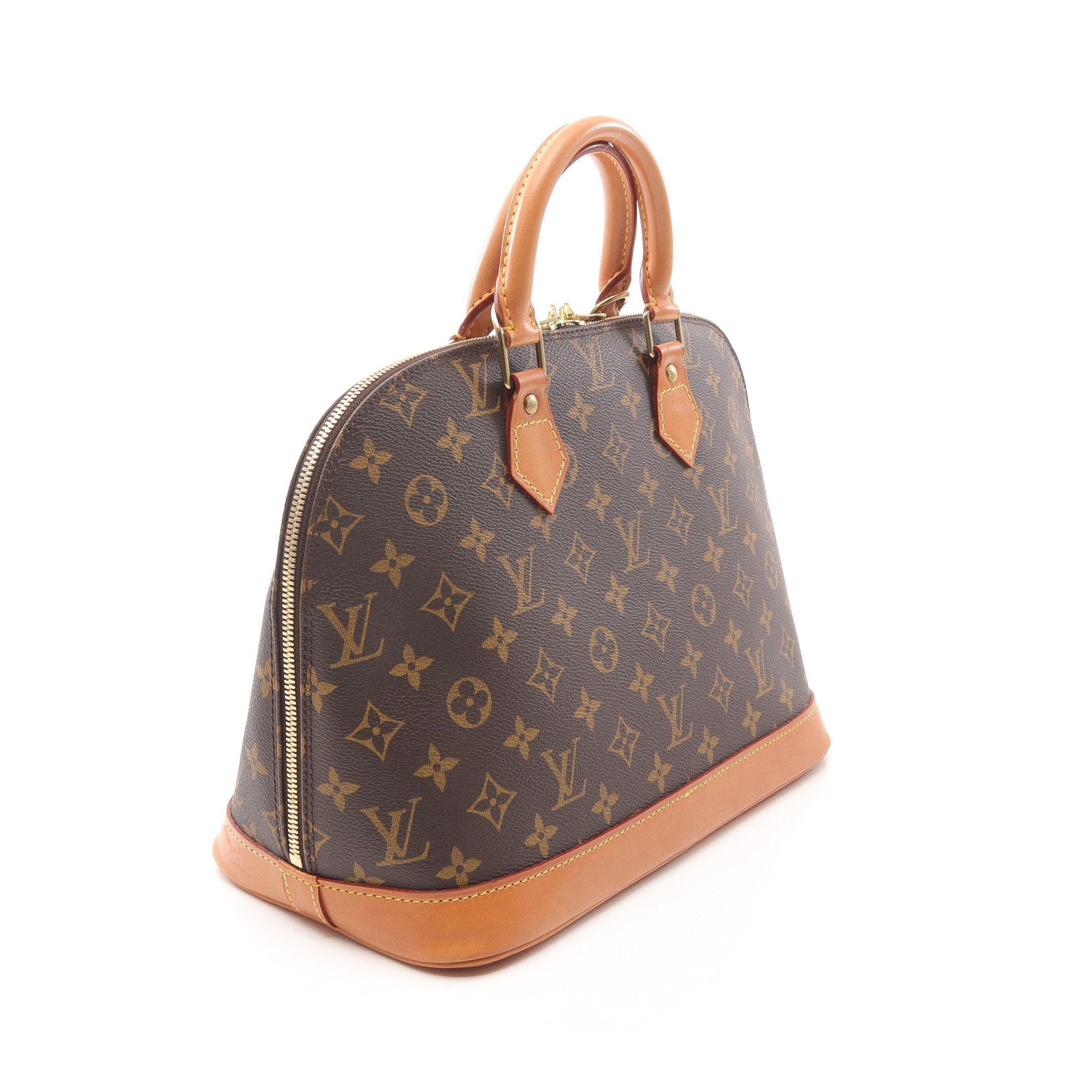Louis Vuitton Louis Vuitton Alma Pm Monogram Handbag Leather Brown Size ONE SIZE - 2 Thumbnail