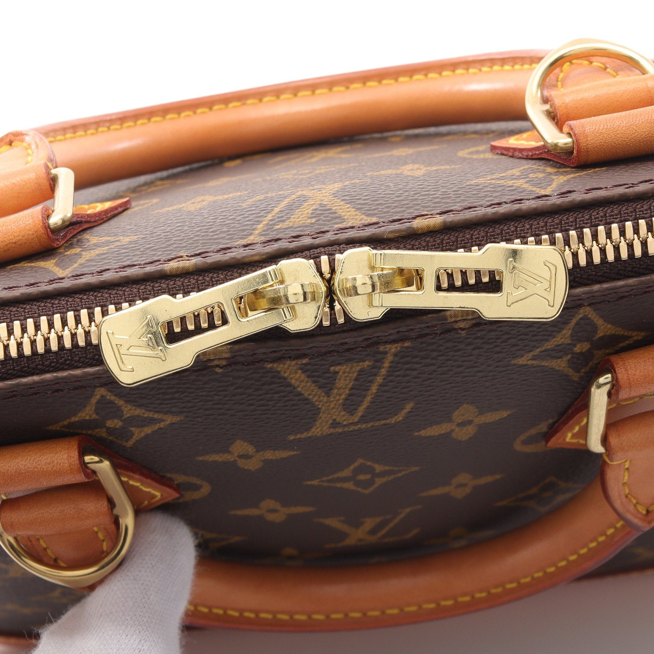 Louis Vuitton Louis Vuitton Alma Pm Monogram Handbag Leather Brown Size ONE SIZE - 6 Thumbnail