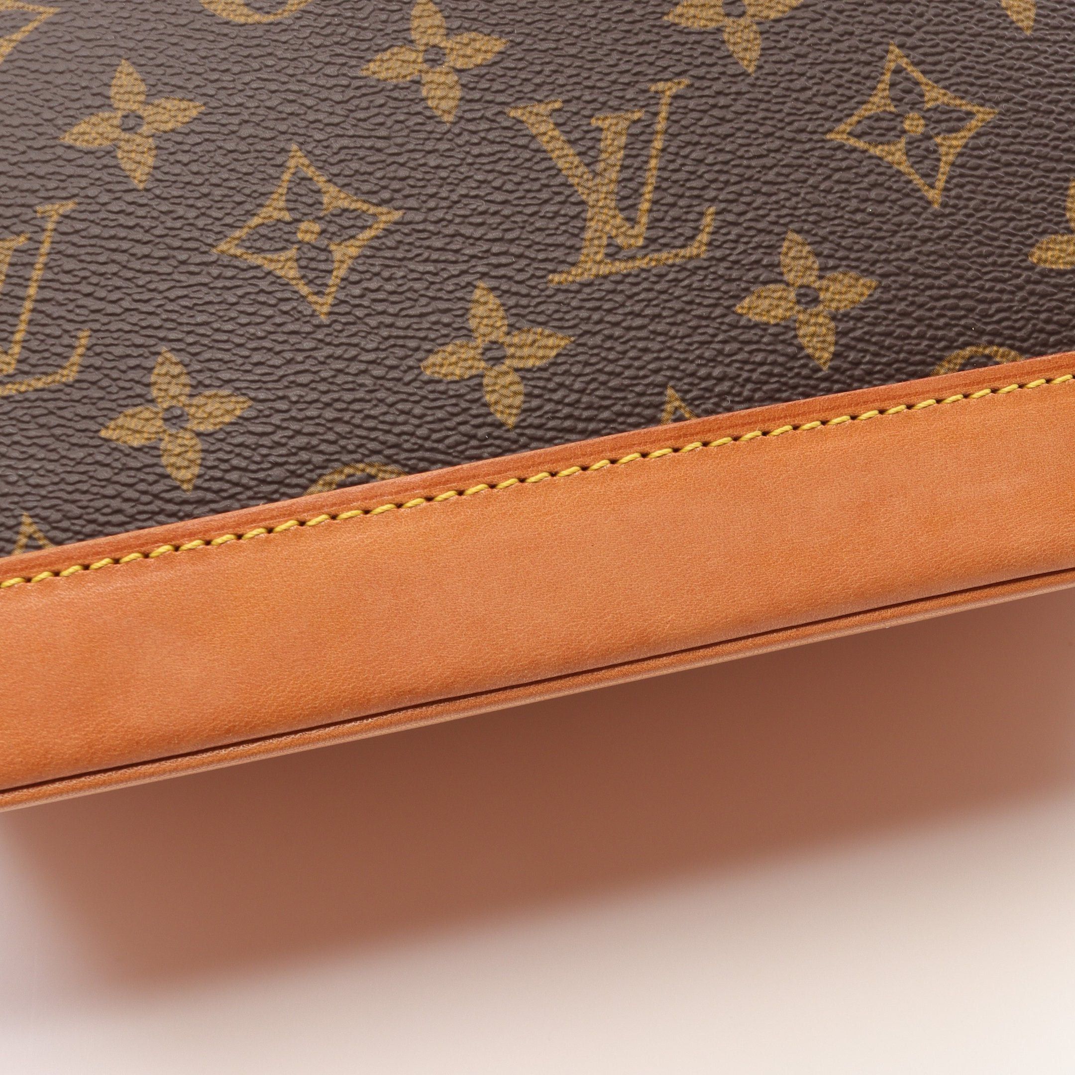 Louis Vuitton Louis Vuitton Alma Pm Monogram Handbag Leather Brown Size ONE SIZE - 10 Thumbnail