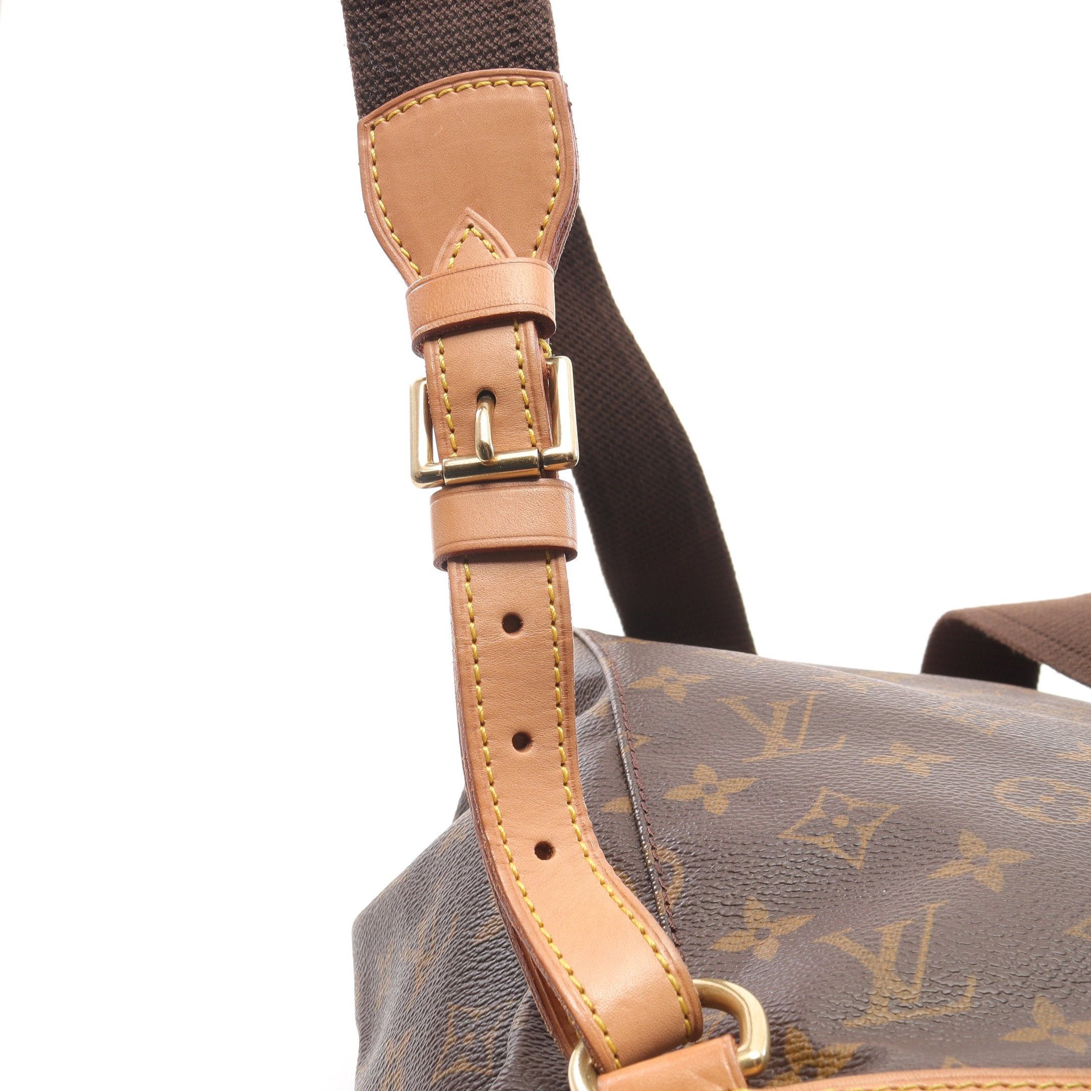 Louis Vuitton Louis Vuitton Montsouris Gm Monogram Backpack Rucksack Leather Brown Size ONE SIZE - 9 Thumbnail