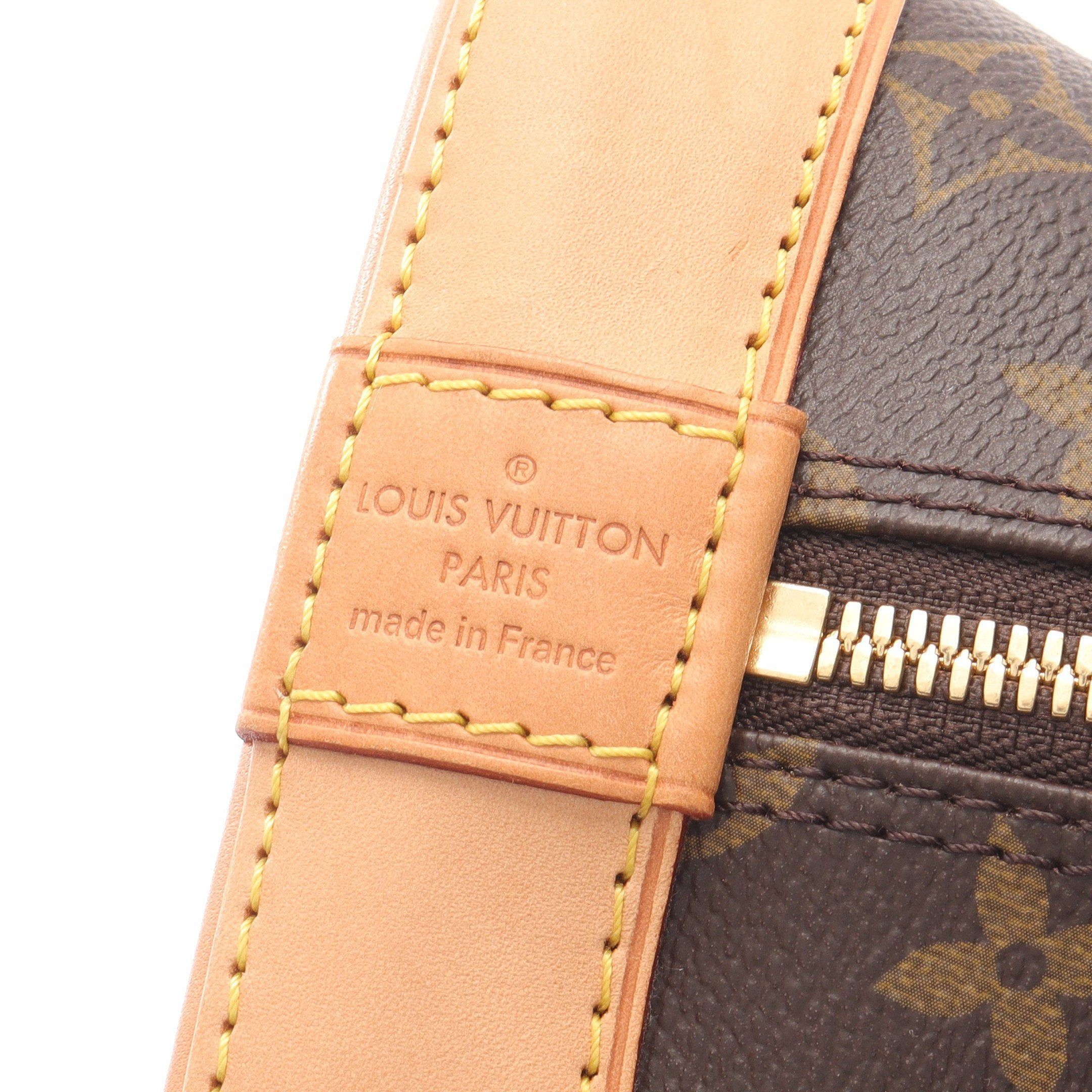Louis Vuitton Louis Vuitton Alma Monogram Handbag Leather Brown Size ONE SIZE - 4 Thumbnail