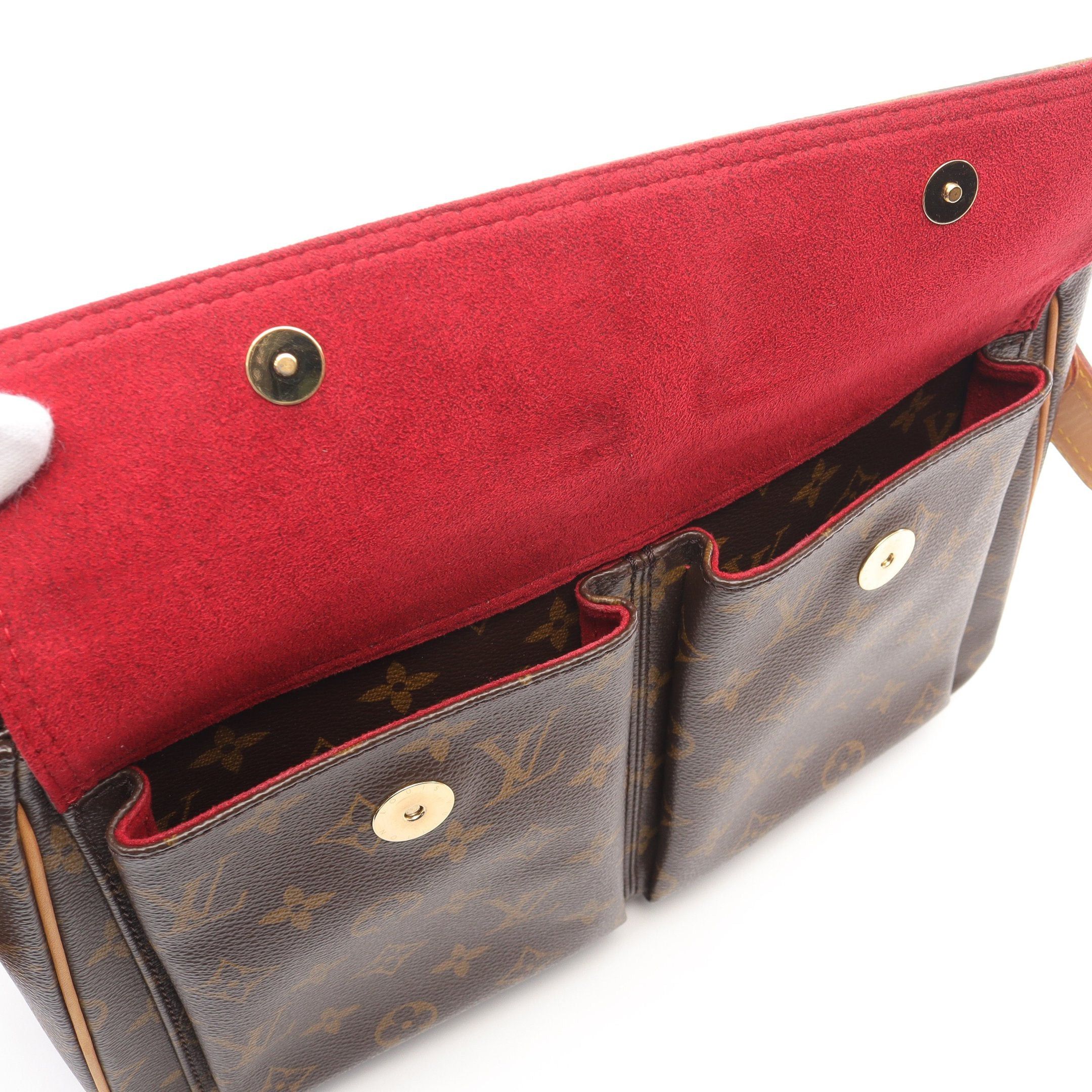 Louis Vuitton Louis Vuitton Vivacite Gm Monogram Shoulder Bag Leather Brown Size ONE SIZE - 4 Thumbnail