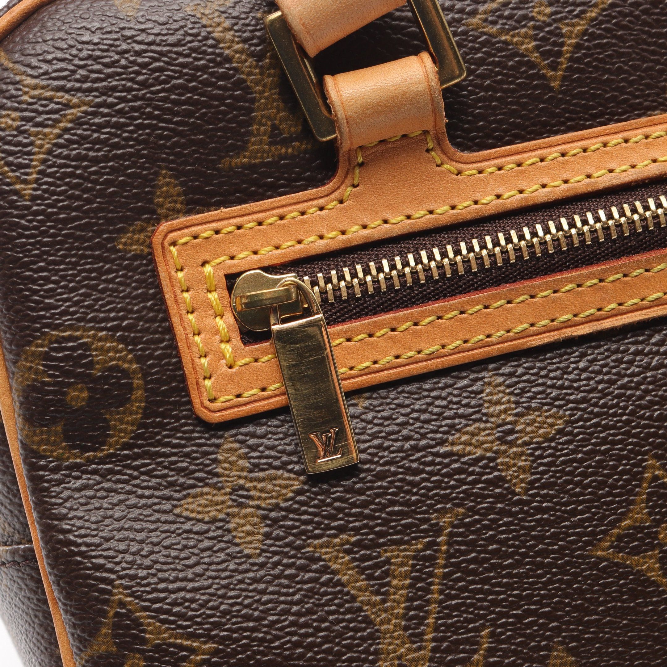 Louis Vuitton Louis Vuitton Cite Mm Monogram Shoulder Bag Leather Brown Size ONE SIZE - 7 Thumbnail
