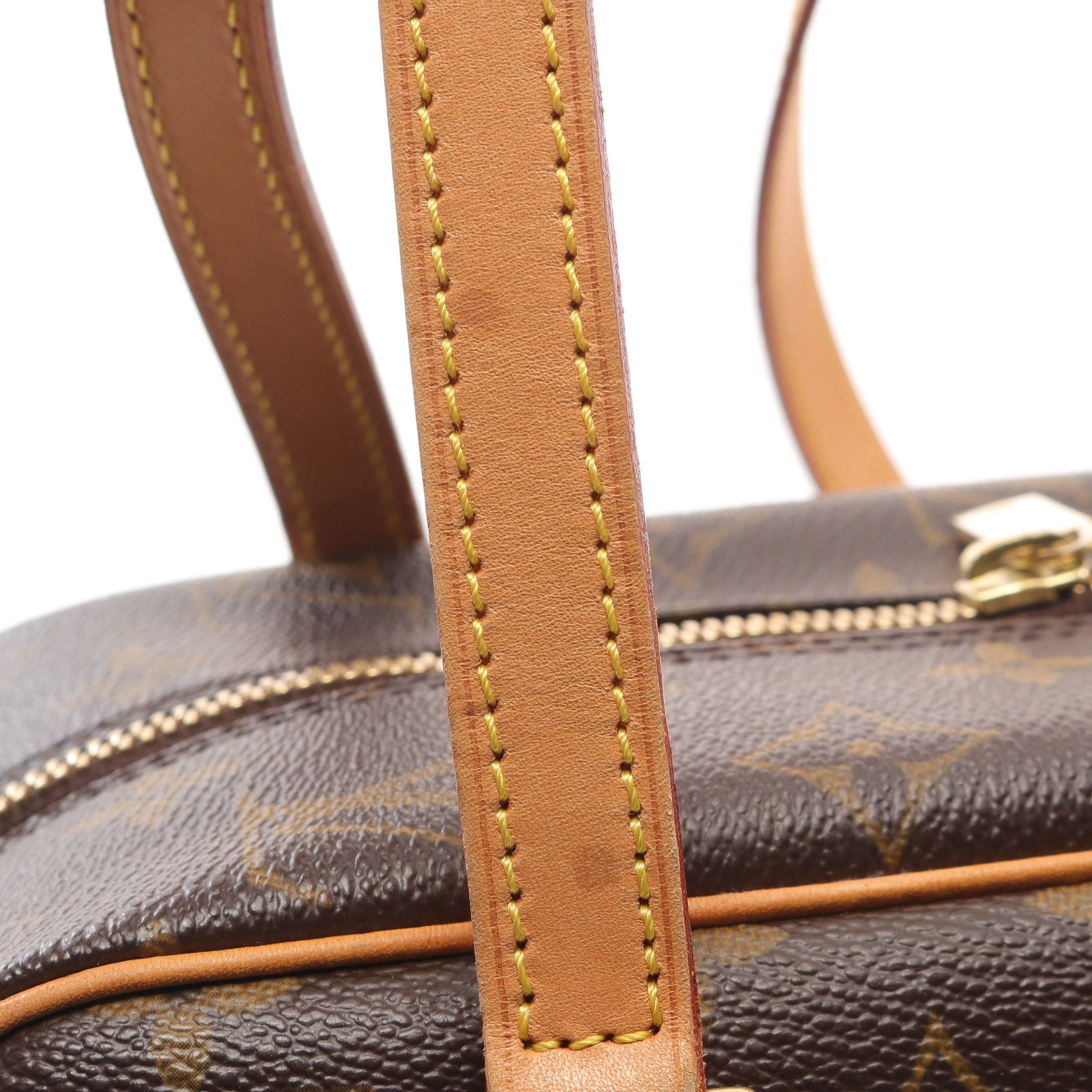 Louis Vuitton Louis Vuitton Cite Mm Monogram Shoulder Bag Leather Brown Size ONE SIZE - 9 Thumbnail