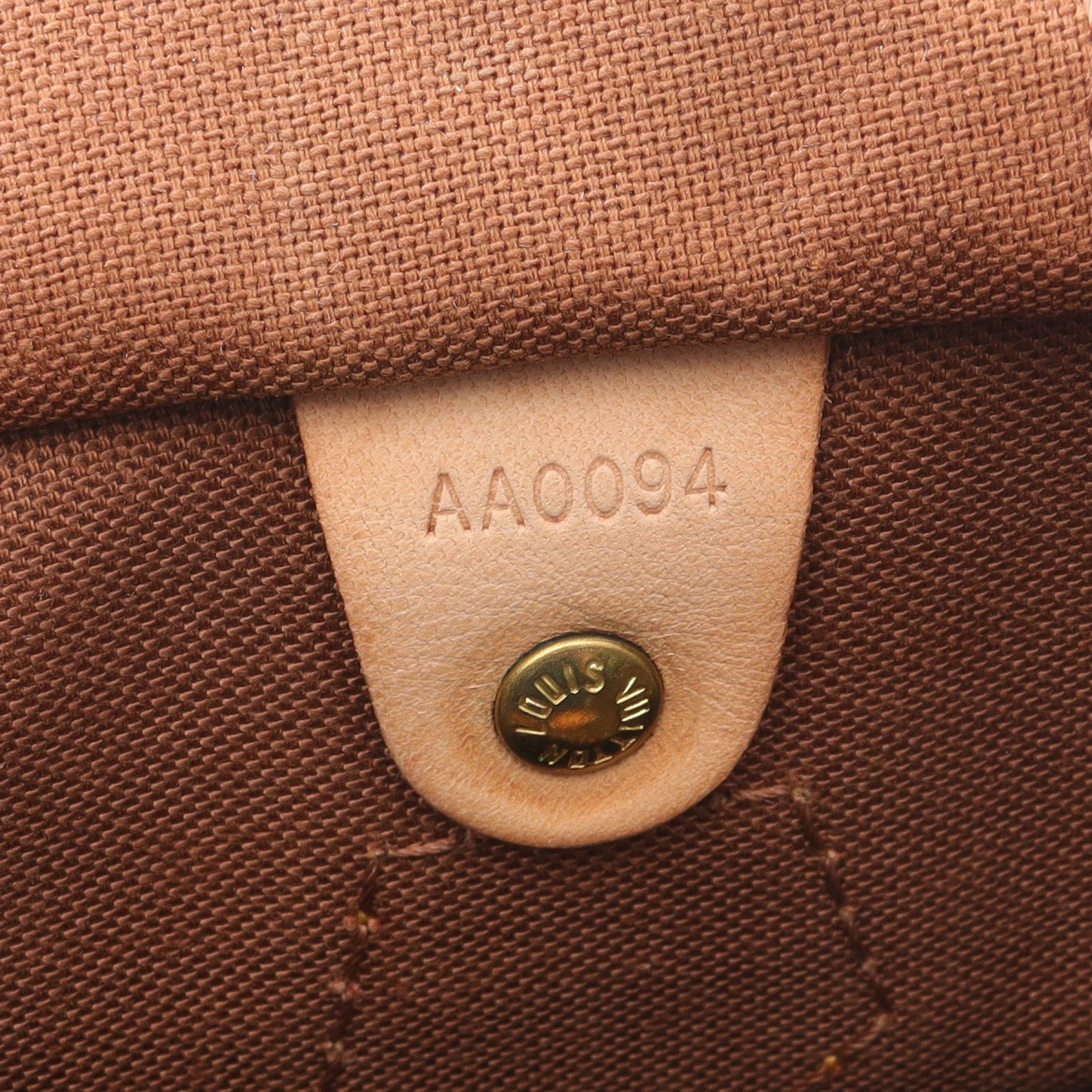 Louis Vuitton Louis Vuitton Speedy 30 Monogram Handbag Leather Brown Size ONE SIZE - 5 Thumbnail
