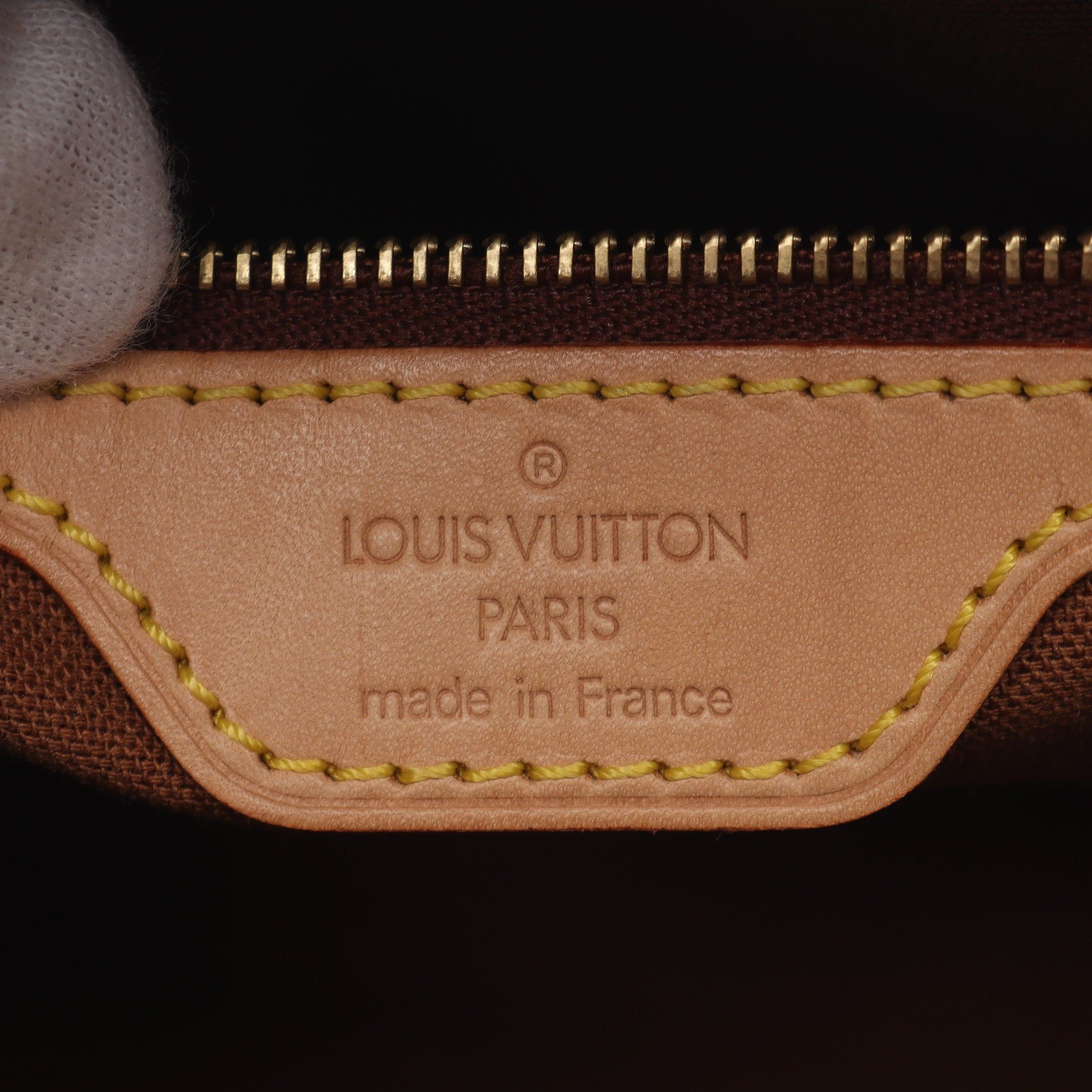 Louis Vuitton Louis Vuitton Cabas Piano Monogram Shoulder Bag Leather Brown Size ONE SIZE - 4 Thumbnail