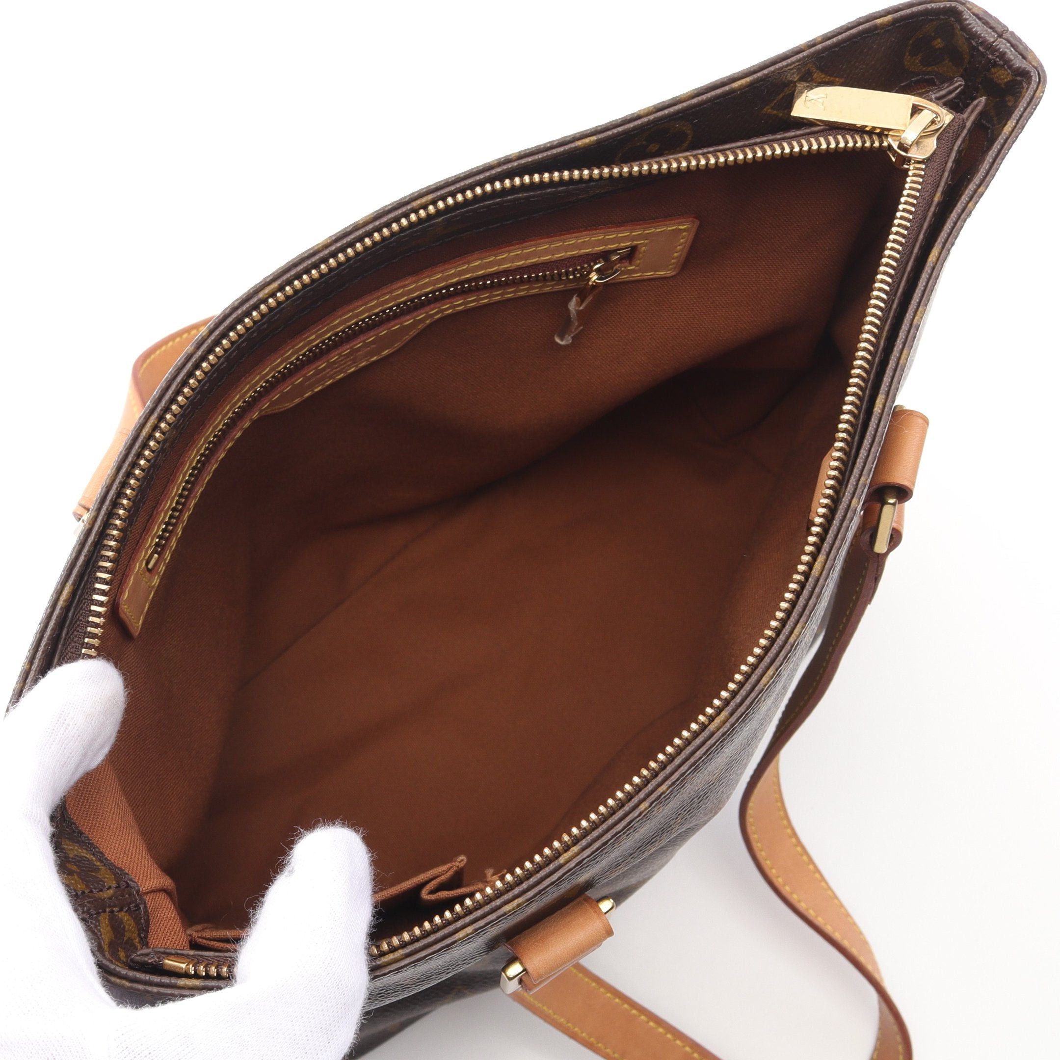 Louis Vuitton Louis Vuitton Cabas Piano Monogram Shoulder Bag Leather Brown Size ONE SIZE - 3 Thumbnail