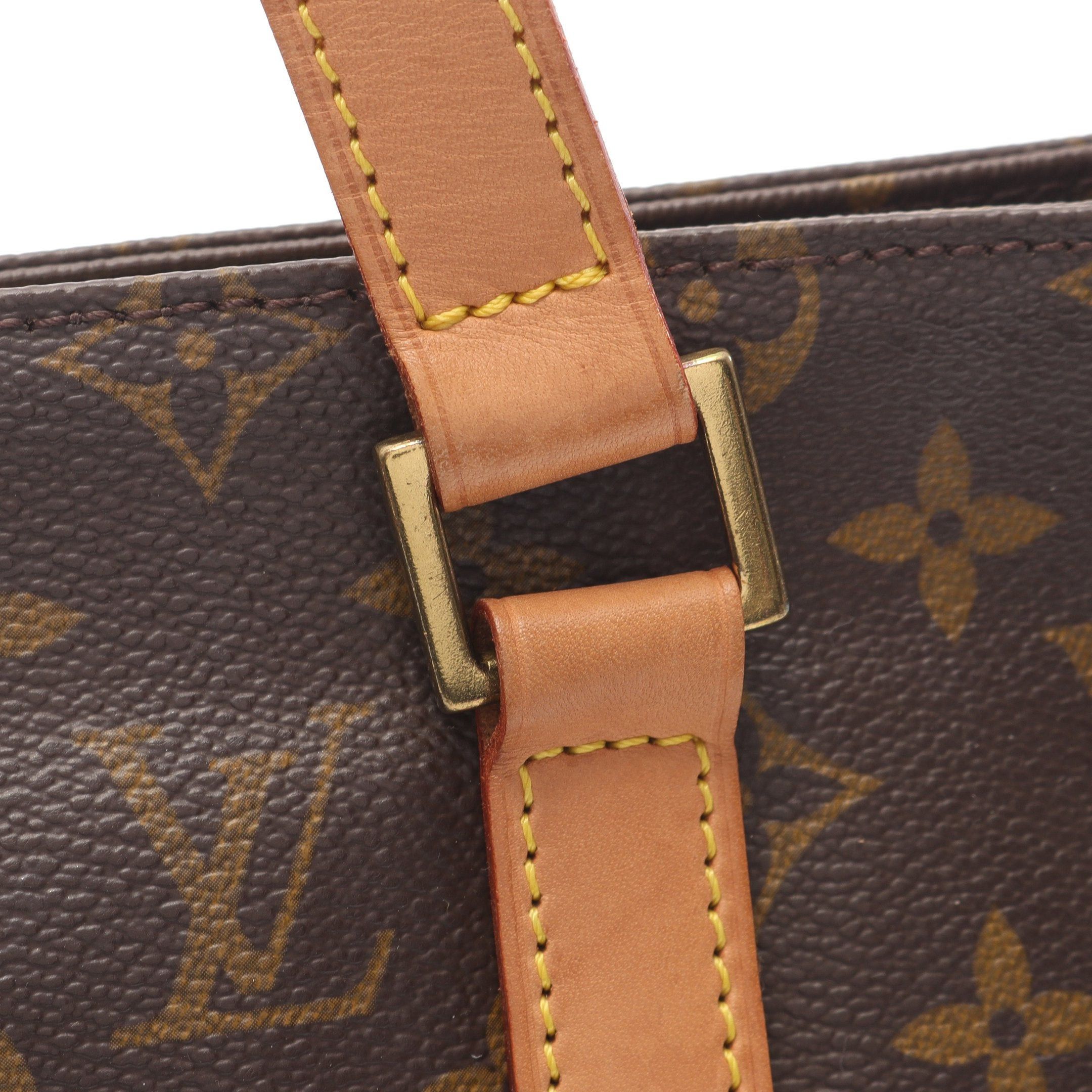 Louis Vuitton Louis Vuitton Cabas Piano Monogram Shoulder Bag Leather Brown Size ONE SIZE - 7 Thumbnail