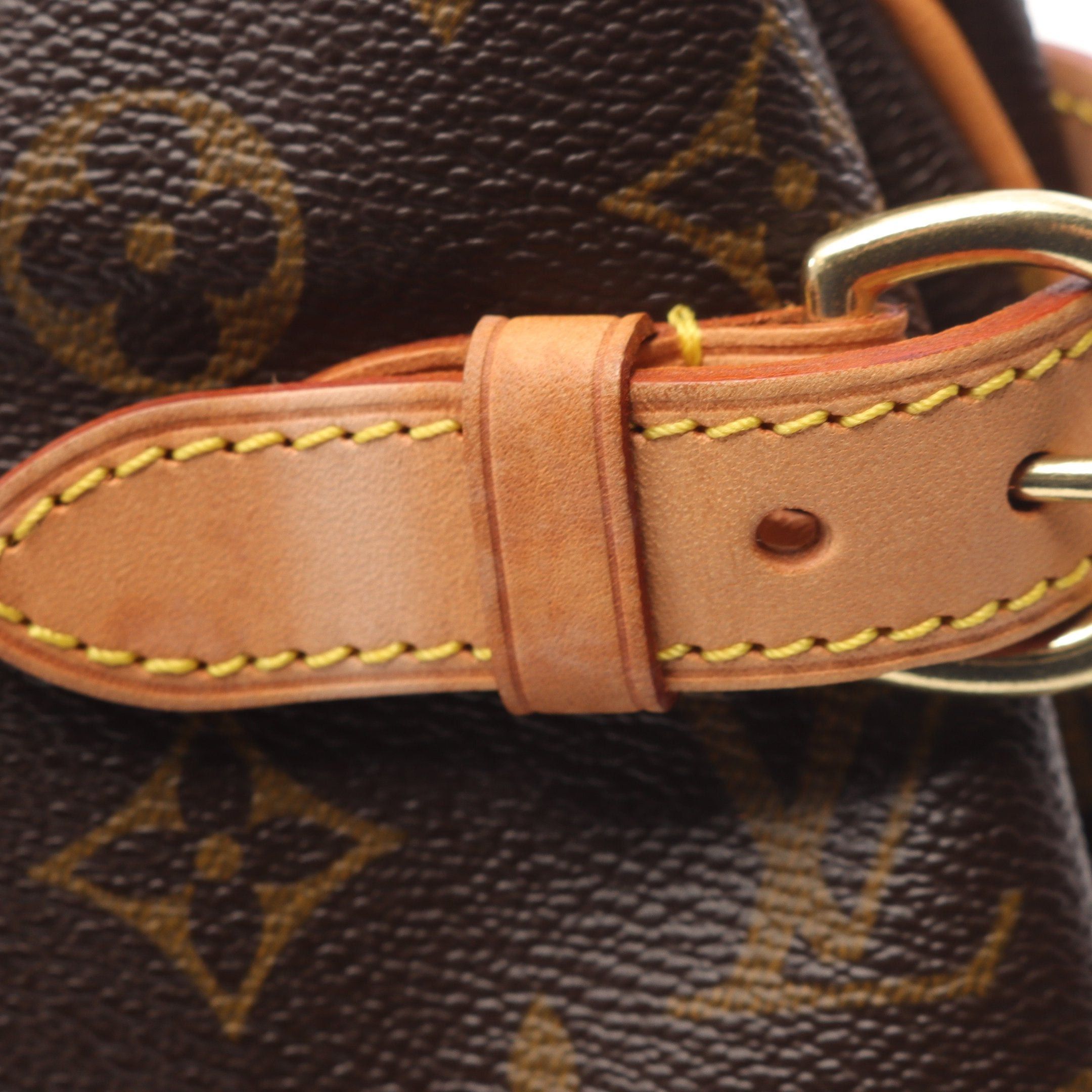 Louis Vuitton Louis Vuitton Batignolles Horizontal Monogram Shoulder Bag Leather Brown Size ONE SIZE - 6 Thumbnail