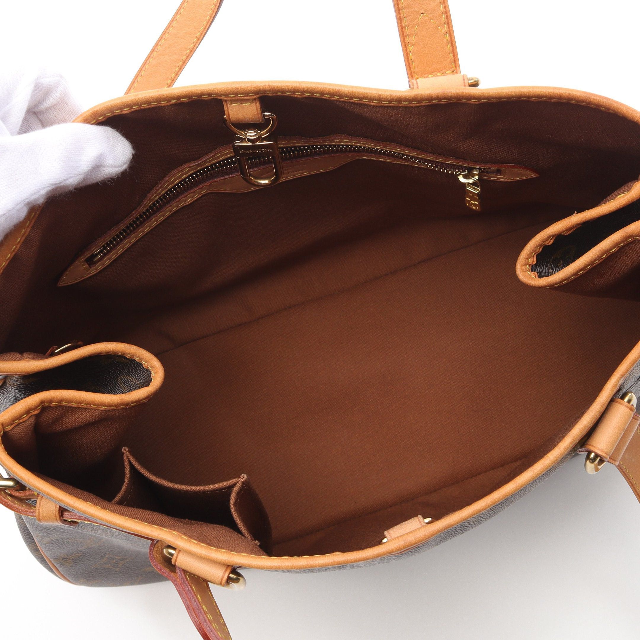 Louis Vuitton Louis Vuitton Batignolles Horizontal Monogram Shoulder Bag Leather Brown Size ONE SIZE - 3 Thumbnail