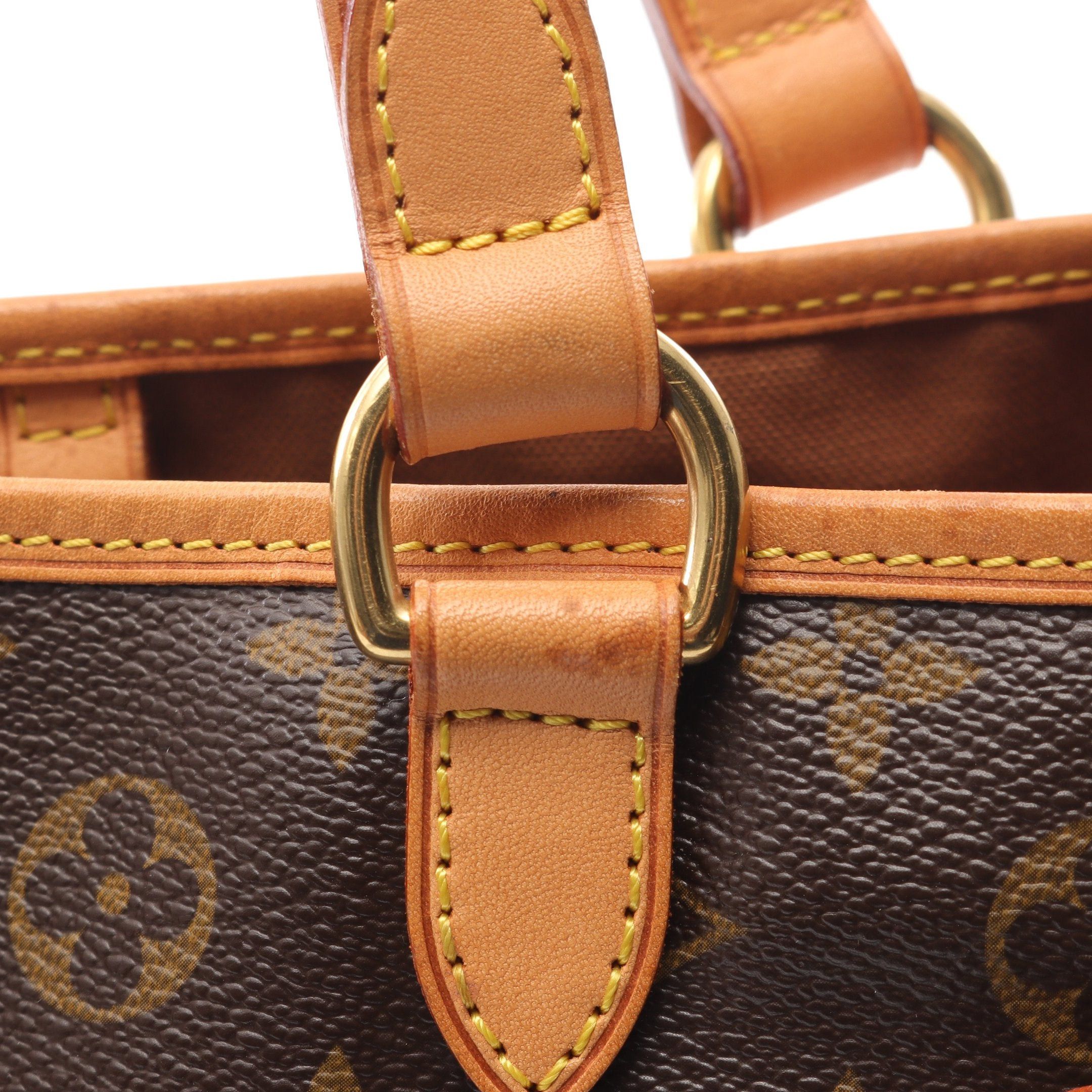 Louis Vuitton Louis Vuitton Batignolles Horizontal Monogram Shoulder Bag Leather Brown Size ONE SIZE - 7 Thumbnail