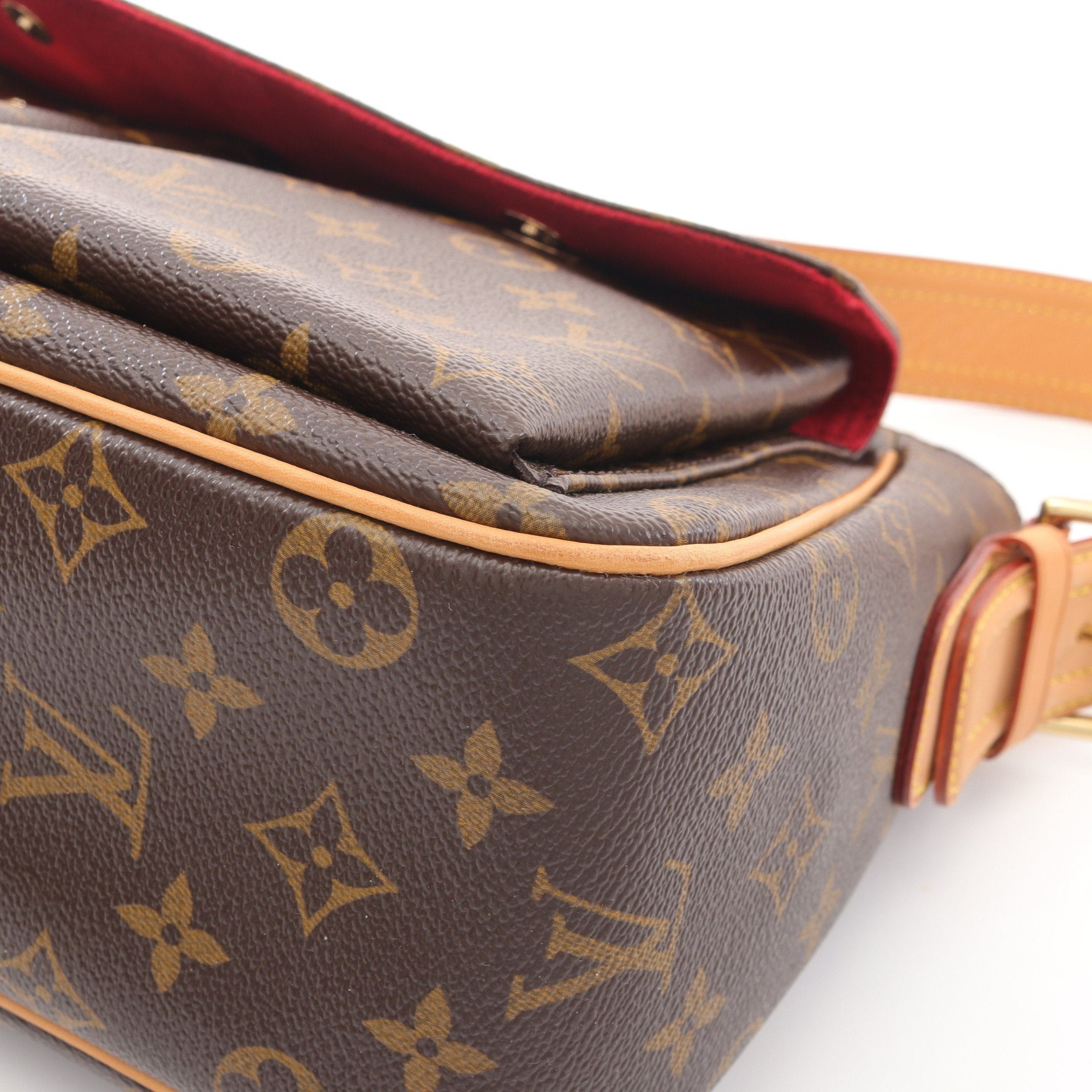 Louis Vuitton Louis Vuitton Vivacite Gm Monogram Shoulder Bag Leather Brown Size ONE SIZE - 10 Thumbnail
