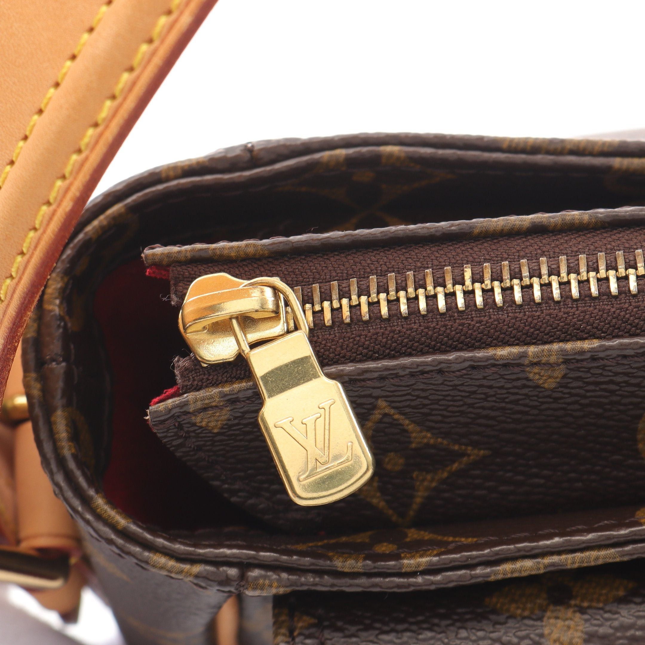 Louis Vuitton Louis Vuitton Vivacite Gm Monogram Shoulder Bag Leather Brown Size ONE SIZE - 8 Thumbnail