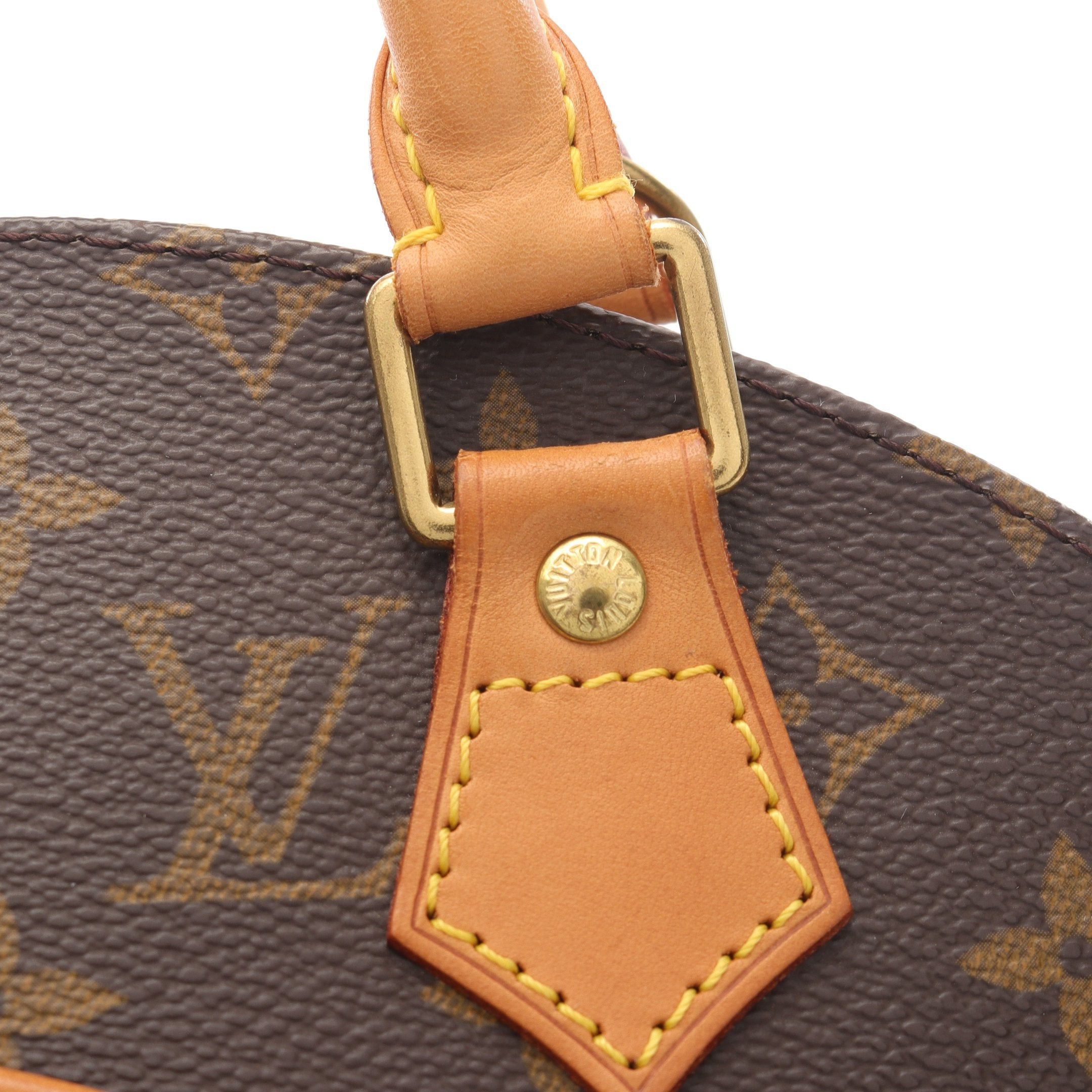 Louis Vuitton Louis Vuitton Ellipse Pm Monogram Handbag Leather Brown Size ONE SIZE - 9 Thumbnail