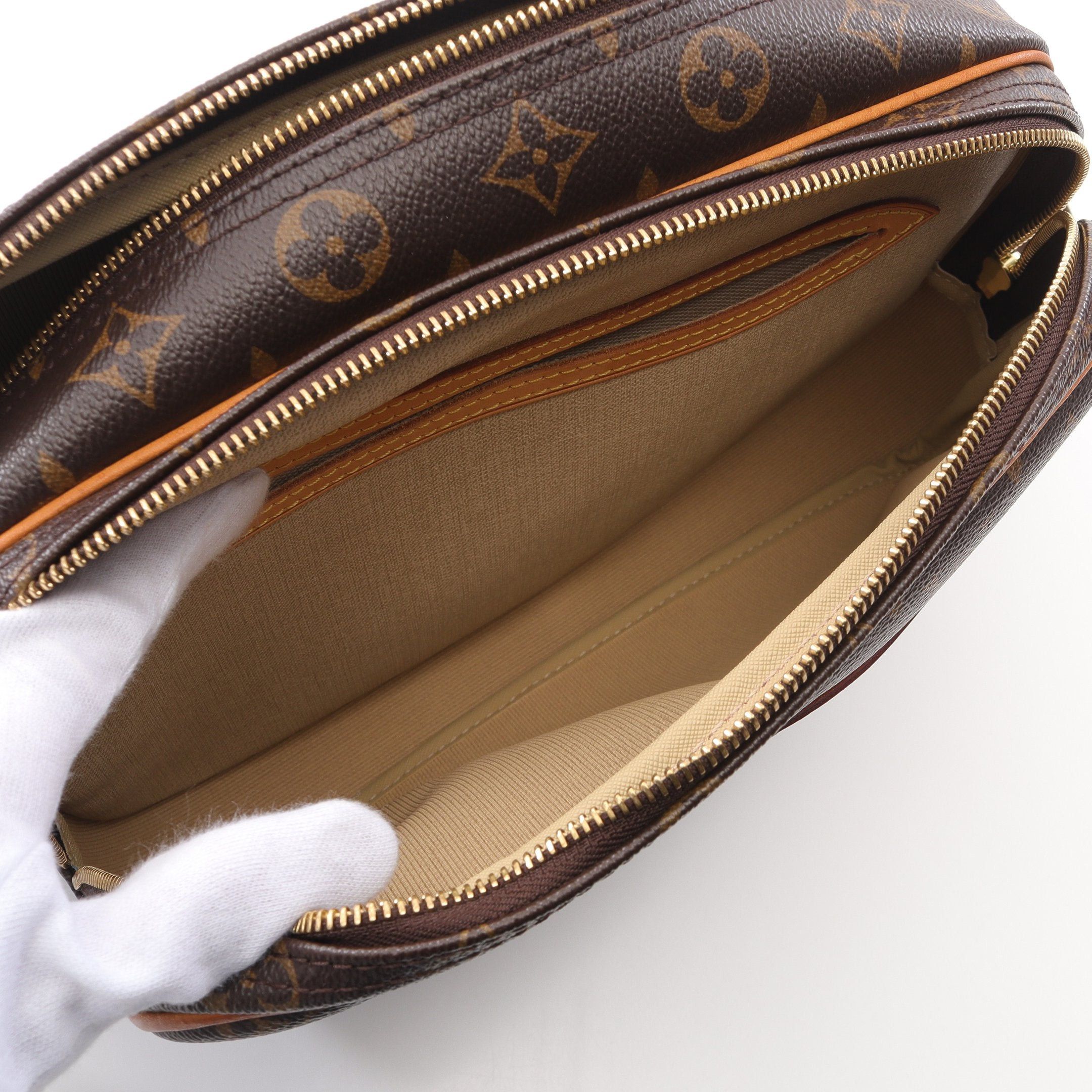 Louis Vuitton Louis Vuitton Reporter Pm Monogram Shoulder Bag Leather Brown Size ONE SIZE - 4 Thumbnail
