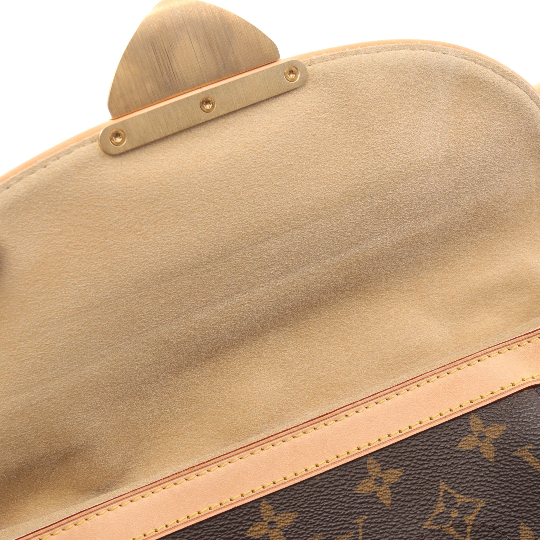 Louis Vuitton Louis Vuitton Beverly Mm Monogram Shoulder Bag Leather Brown Size ONE SIZE - 7 Thumbnail