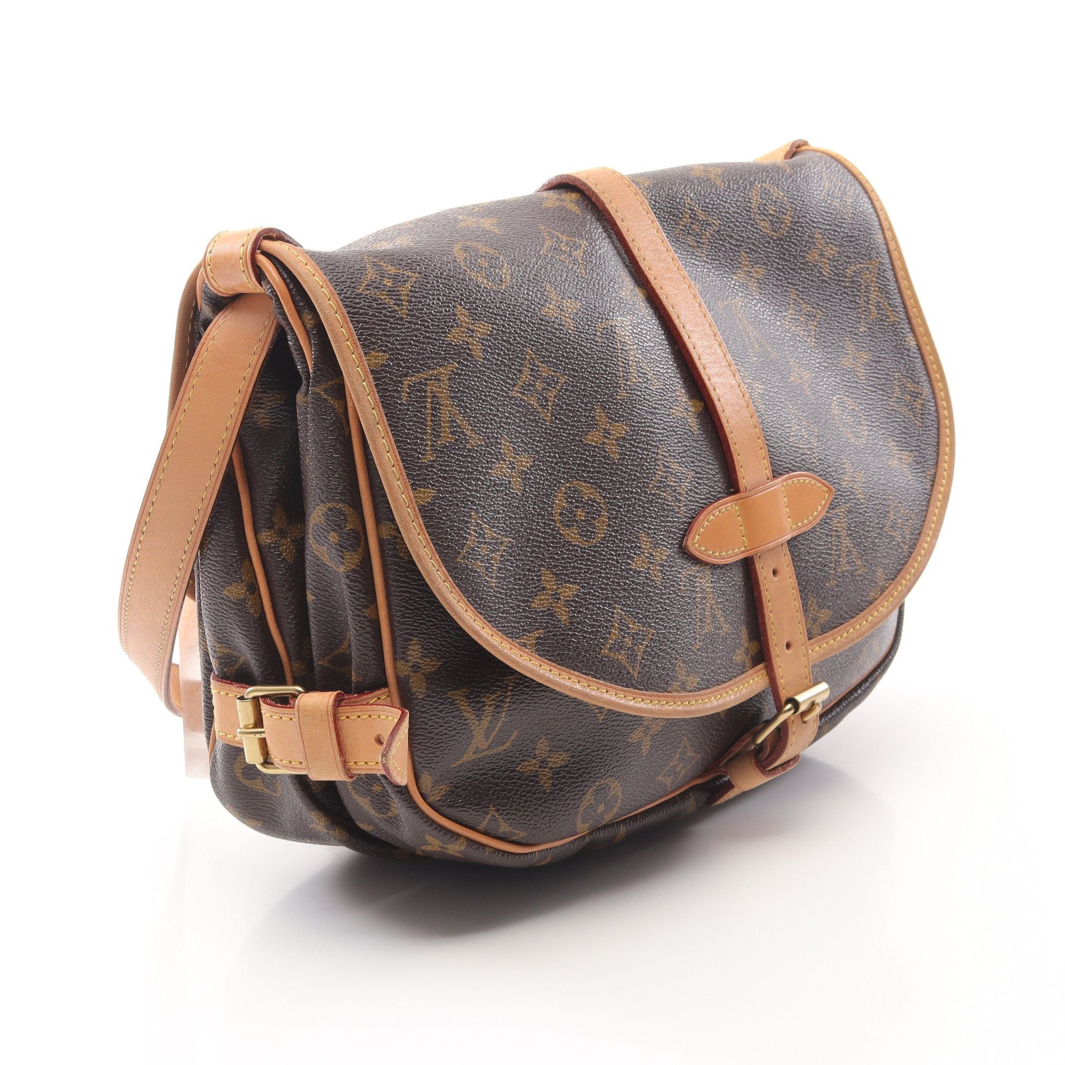 Louis Vuitton Louis Vuitton Saumur 30 Monogram Shoulder Bag Leather Brown Size ONE SIZE - 2 Thumbnail
