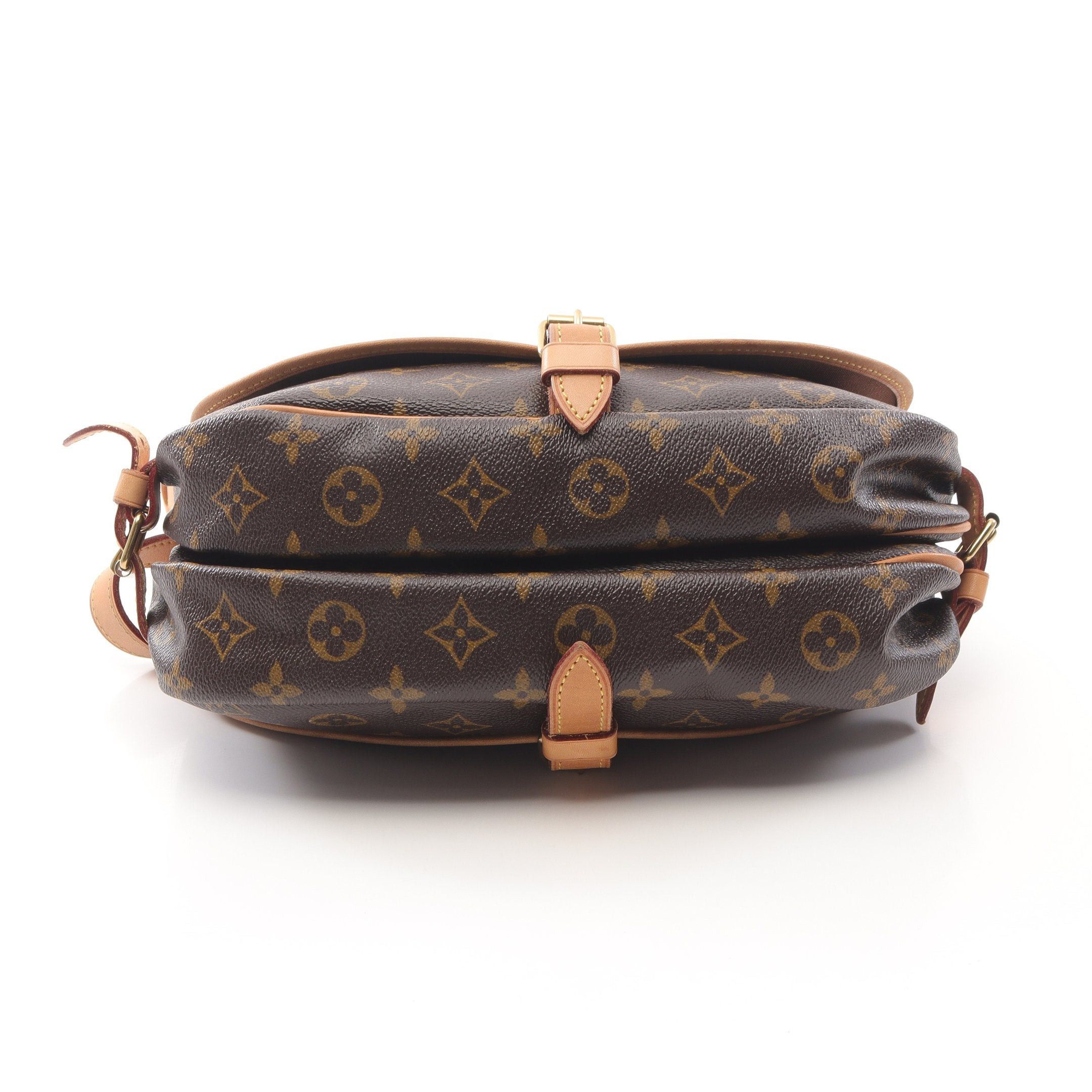 Louis Vuitton Louis Vuitton Saumur 30 Monogram Shoulder Bag Leather Brown Size ONE SIZE - 13 Thumbnail