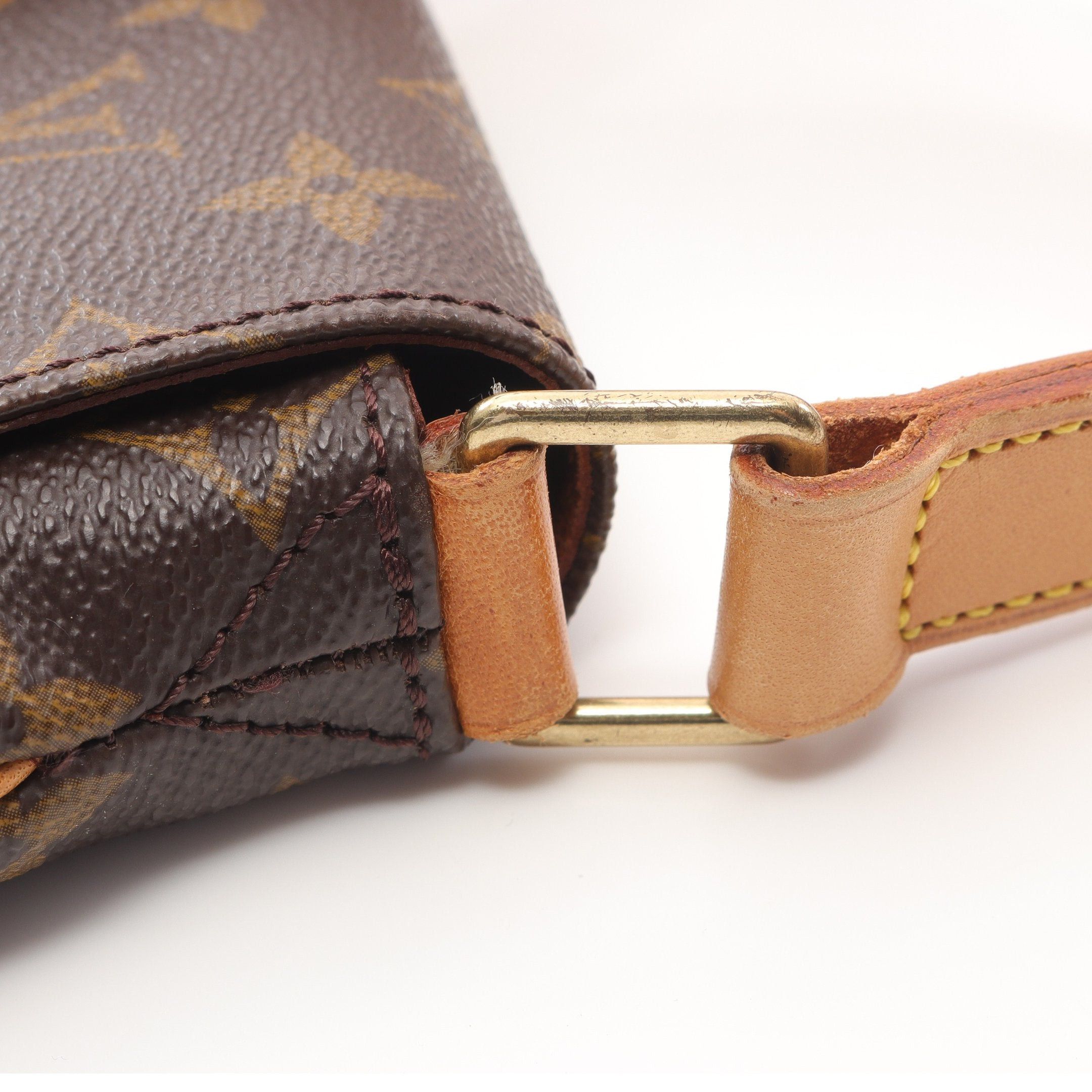 Louis Vuitton Louis Vuitton Musette Monogram Shoulder Bag Leather Brown Size ONE SIZE - 8 Thumbnail
