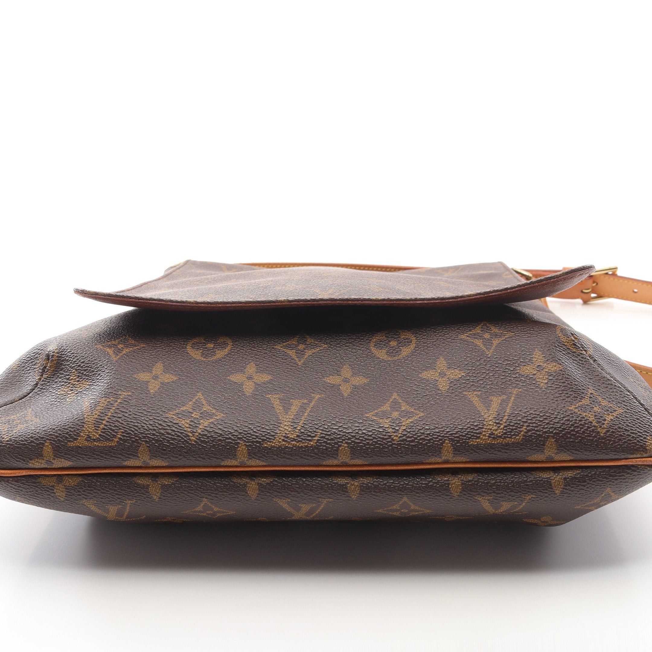 Louis Vuitton Louis Vuitton Musette Monogram Shoulder Bag Leather Brown Size ONE SIZE - 7 Thumbnail
