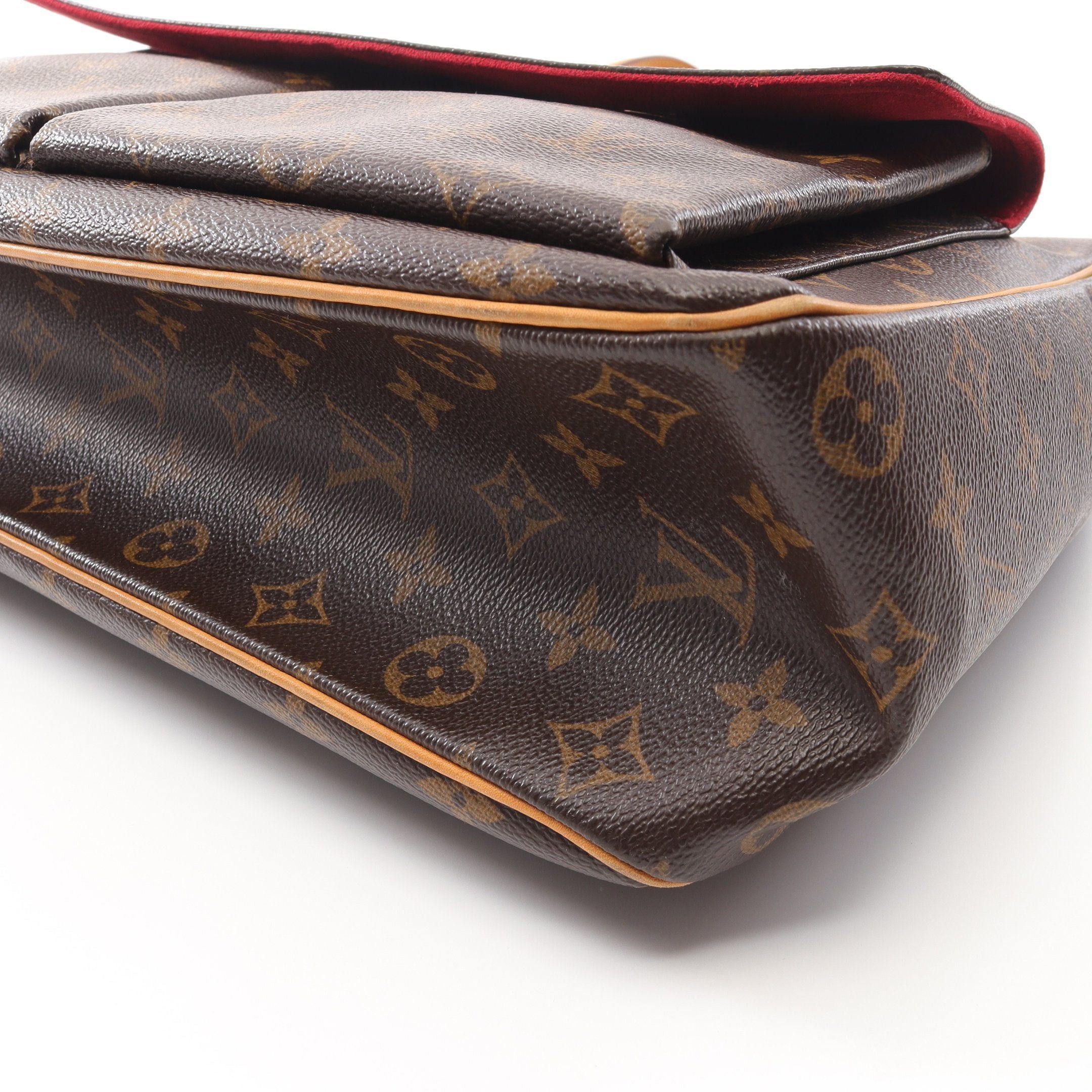 Louis Vuitton Louis Vuitton Multi-Priest Monogram Handbag Leather Brown Size ONE SIZE - 11 Thumbnail