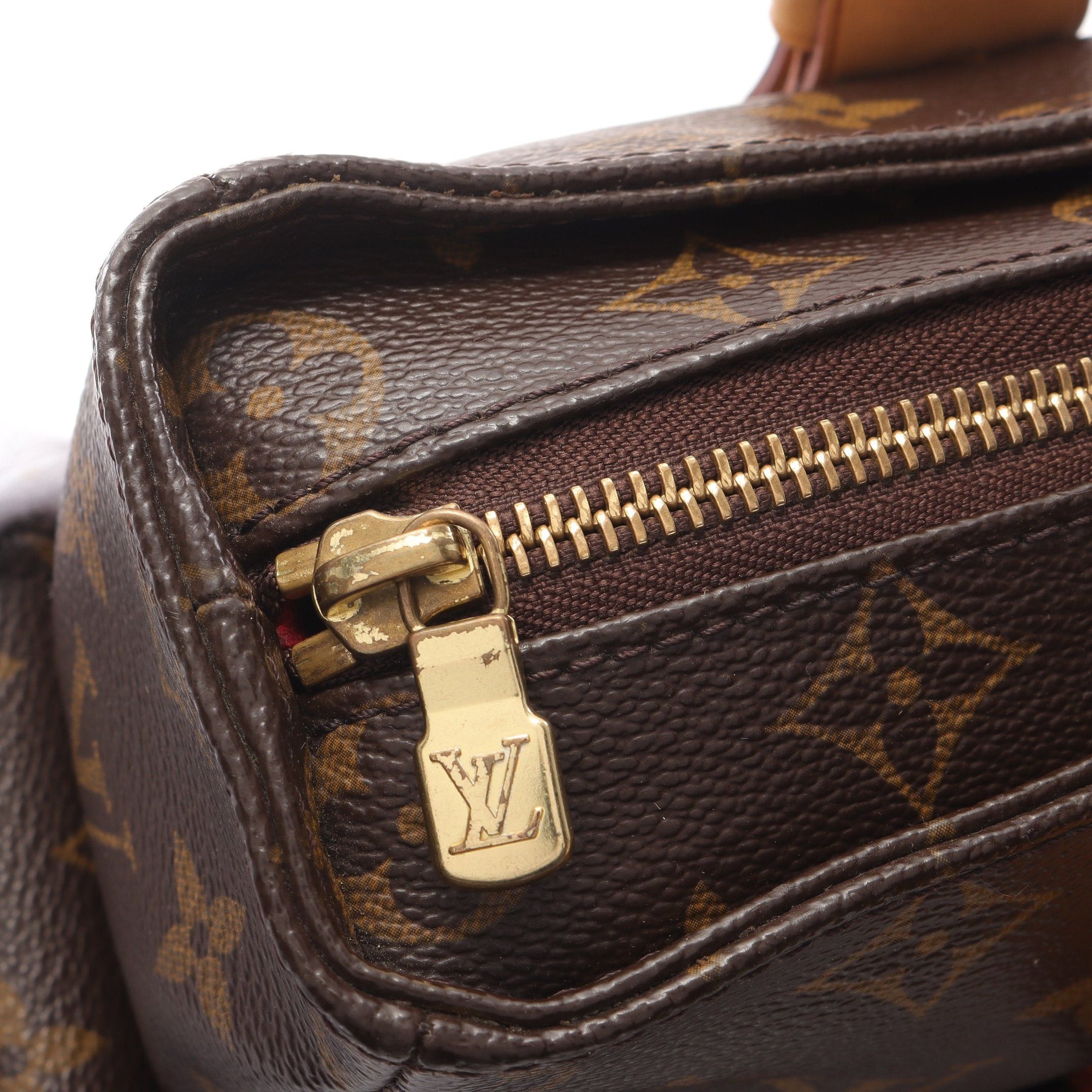 Louis Vuitton Louis Vuitton Multi-Priest Monogram Handbag Leather Brown Size ONE SIZE - 7 Thumbnail