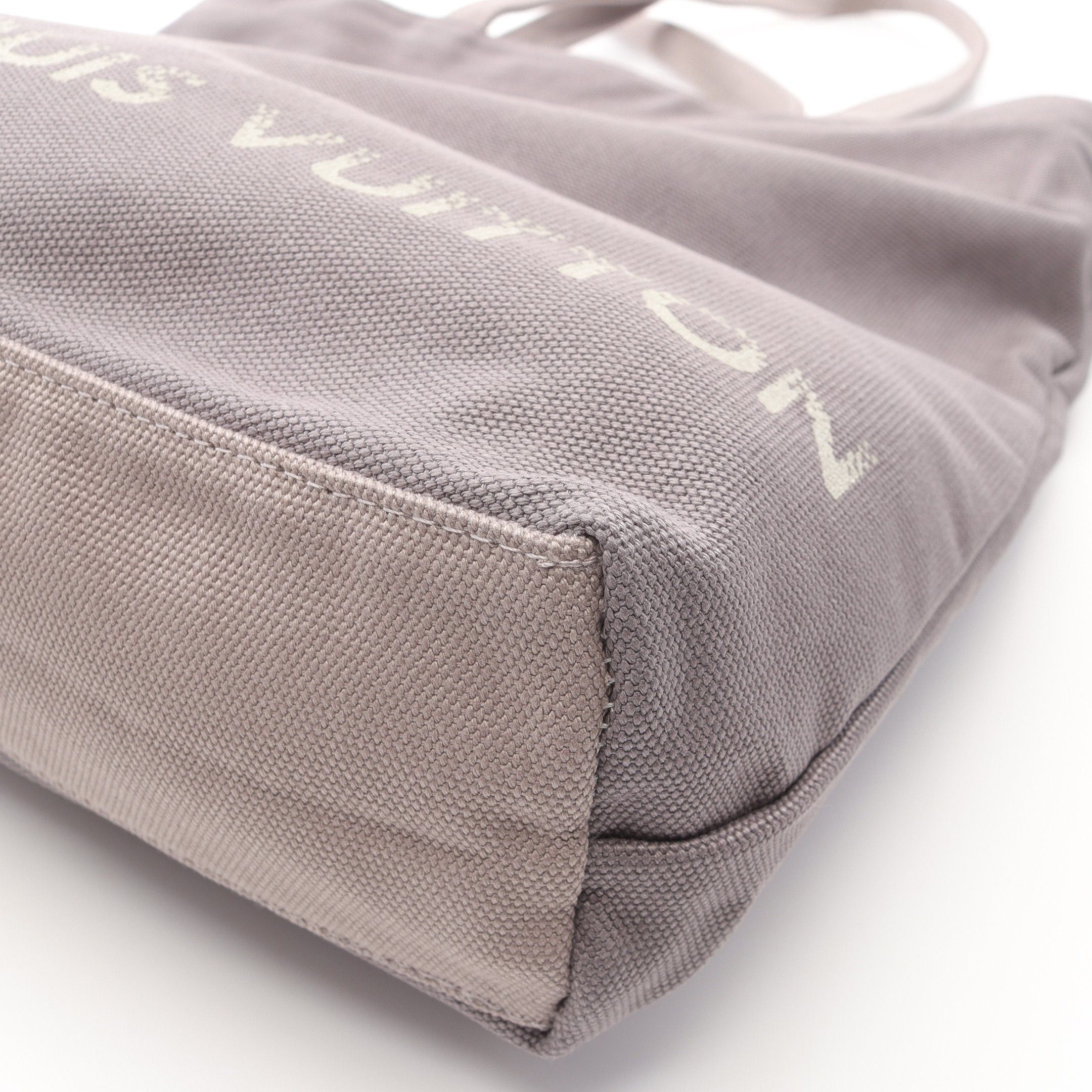 Louis Vuitton Louis Vuitton Foundation Shoulder Bag Tote Canvas Gray Size ONE SIZE - 6 Thumbnail