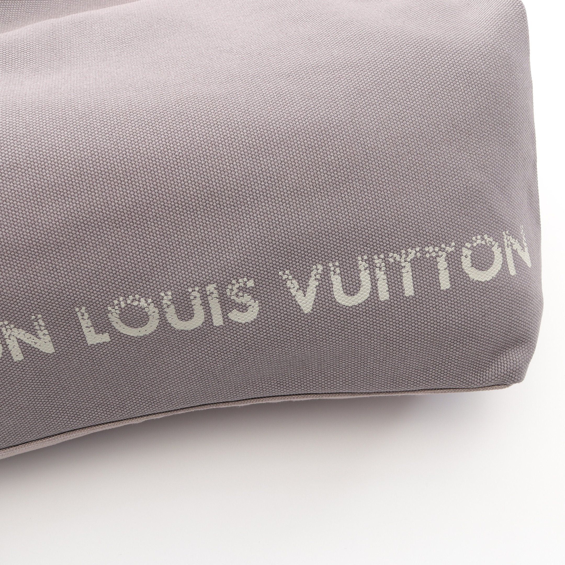 Louis Vuitton Louis Vuitton Foundation Shoulder Bag Tote Canvas Gray Size ONE SIZE - 4 Thumbnail