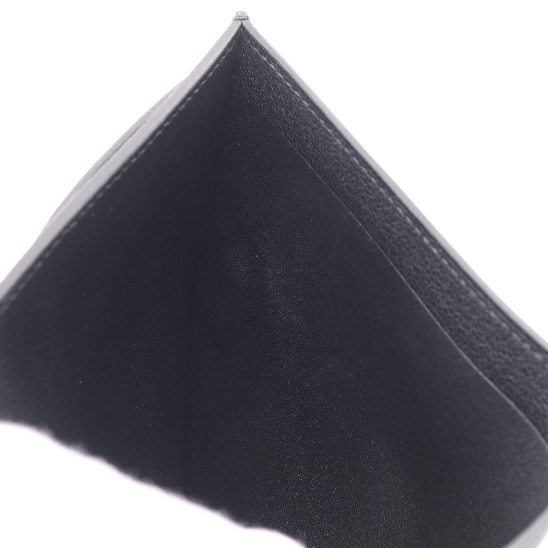 Hermes Hermes Bearn Compact Black Bi-Fold Wallet Chevre Silver Hardware Z Stamp Size ONE SIZE - 7 Thumbnail