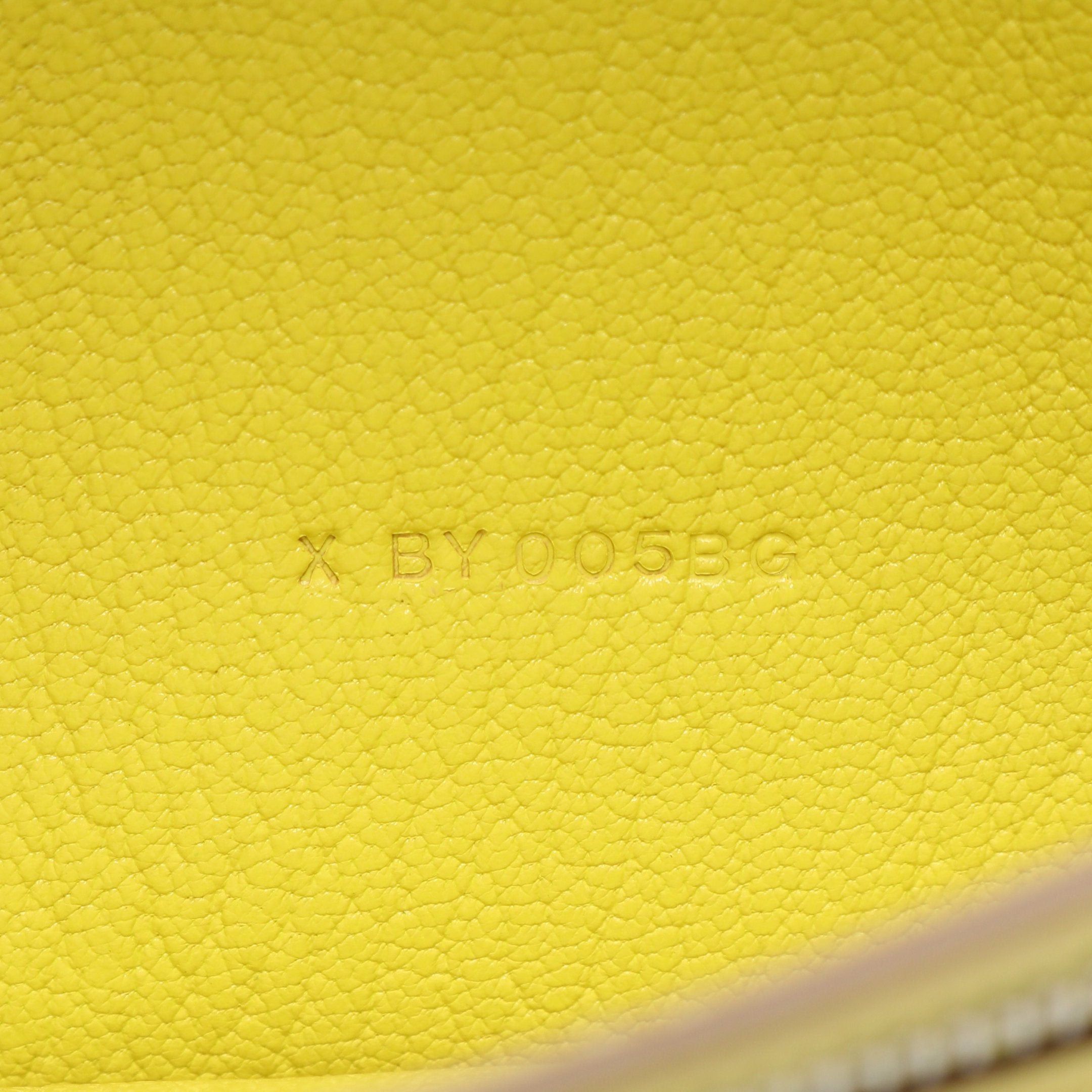 Hermes Hermes Bear Souffle Lime Bi-Fold Long Wallet Chevre Yellow Silver Hardware X Stamp Size ONE SIZE - 5 Thumbnail