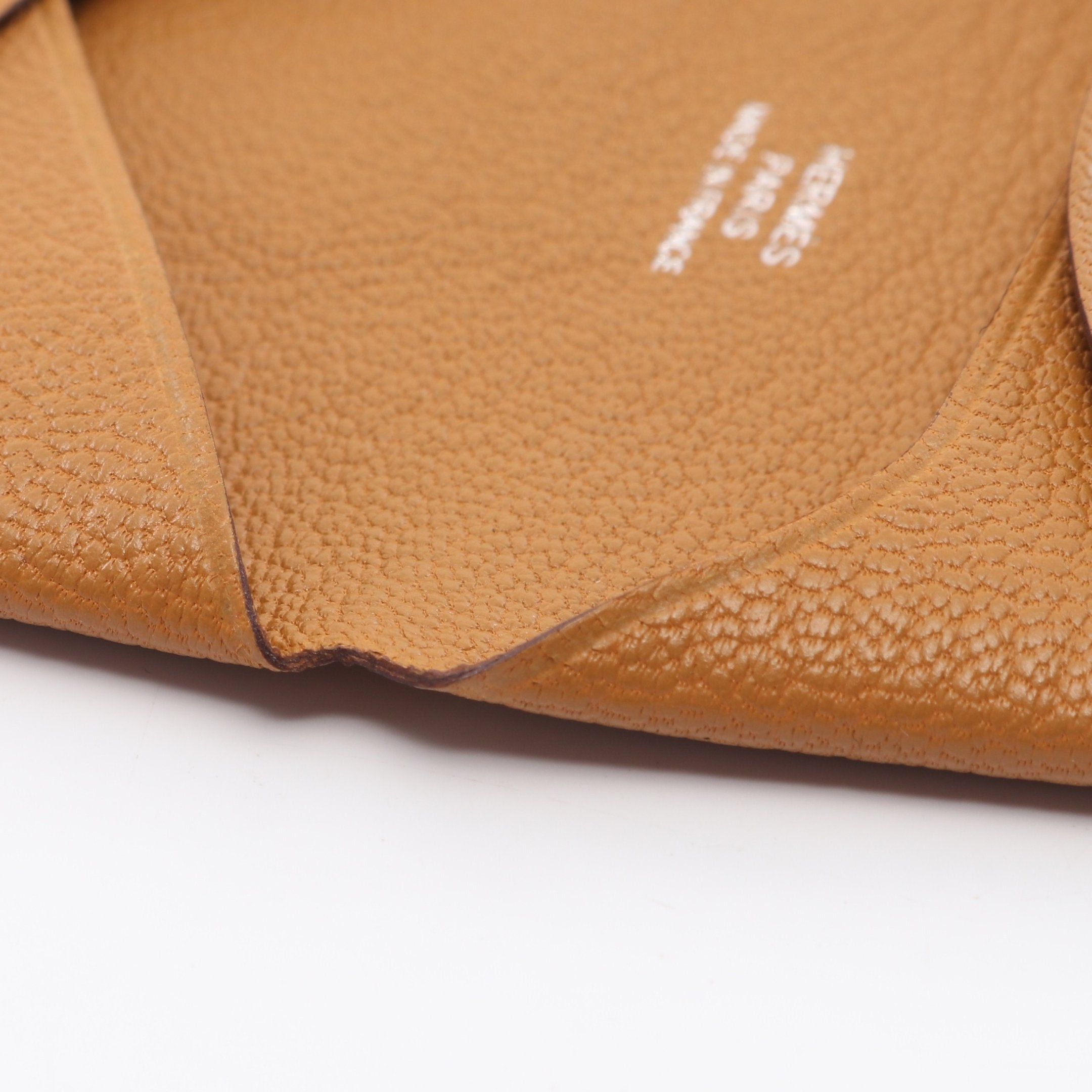 Hermes Hermes Bastia Sesame Coin Purse Chevre Light Brown Silver Hardware B Stamp Size ONE SIZE - 6 Thumbnail