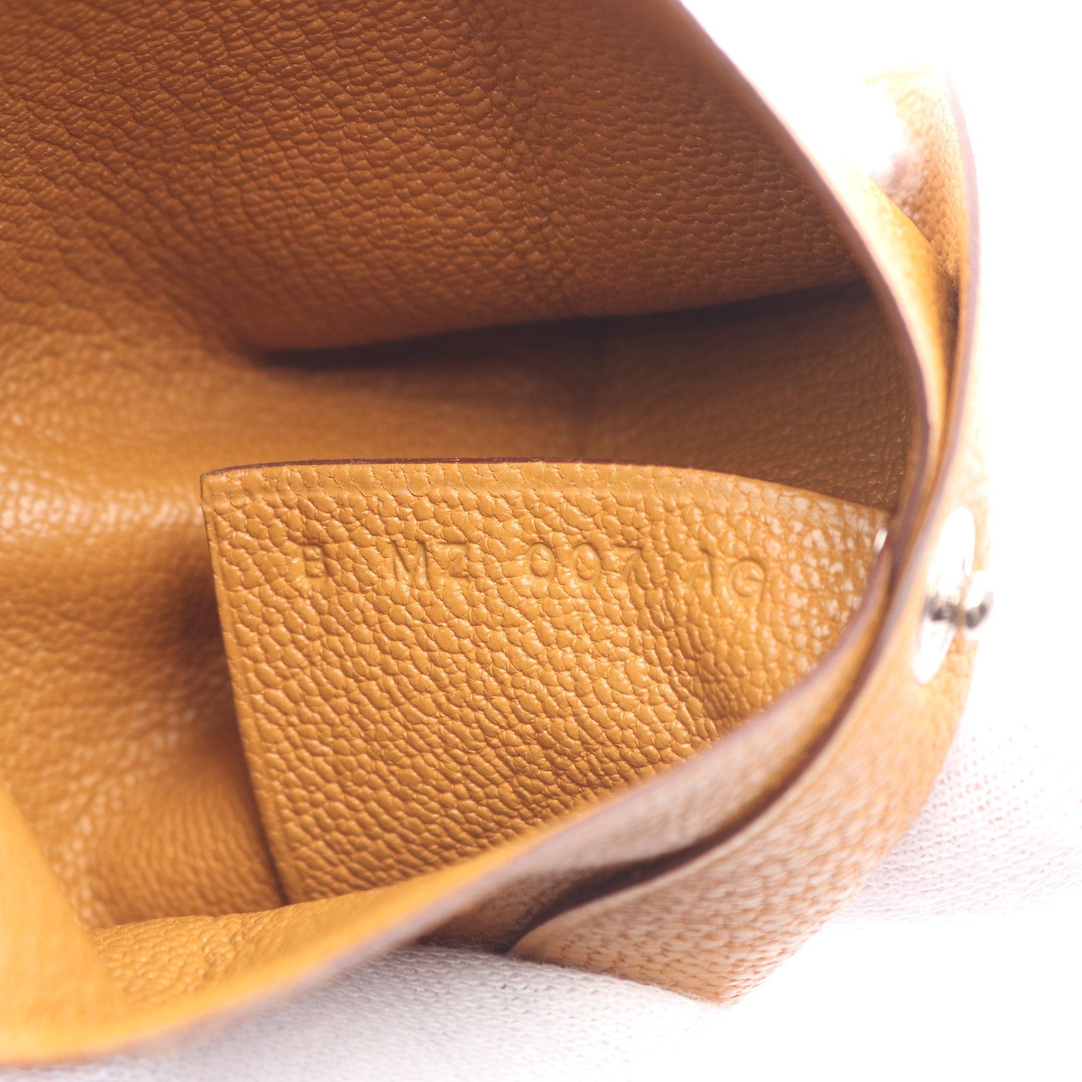 Hermes Hermes Bastia Sesame Coin Purse Chevre Light Brown Silver Hardware B Stamp Size ONE SIZE - 5 Thumbnail