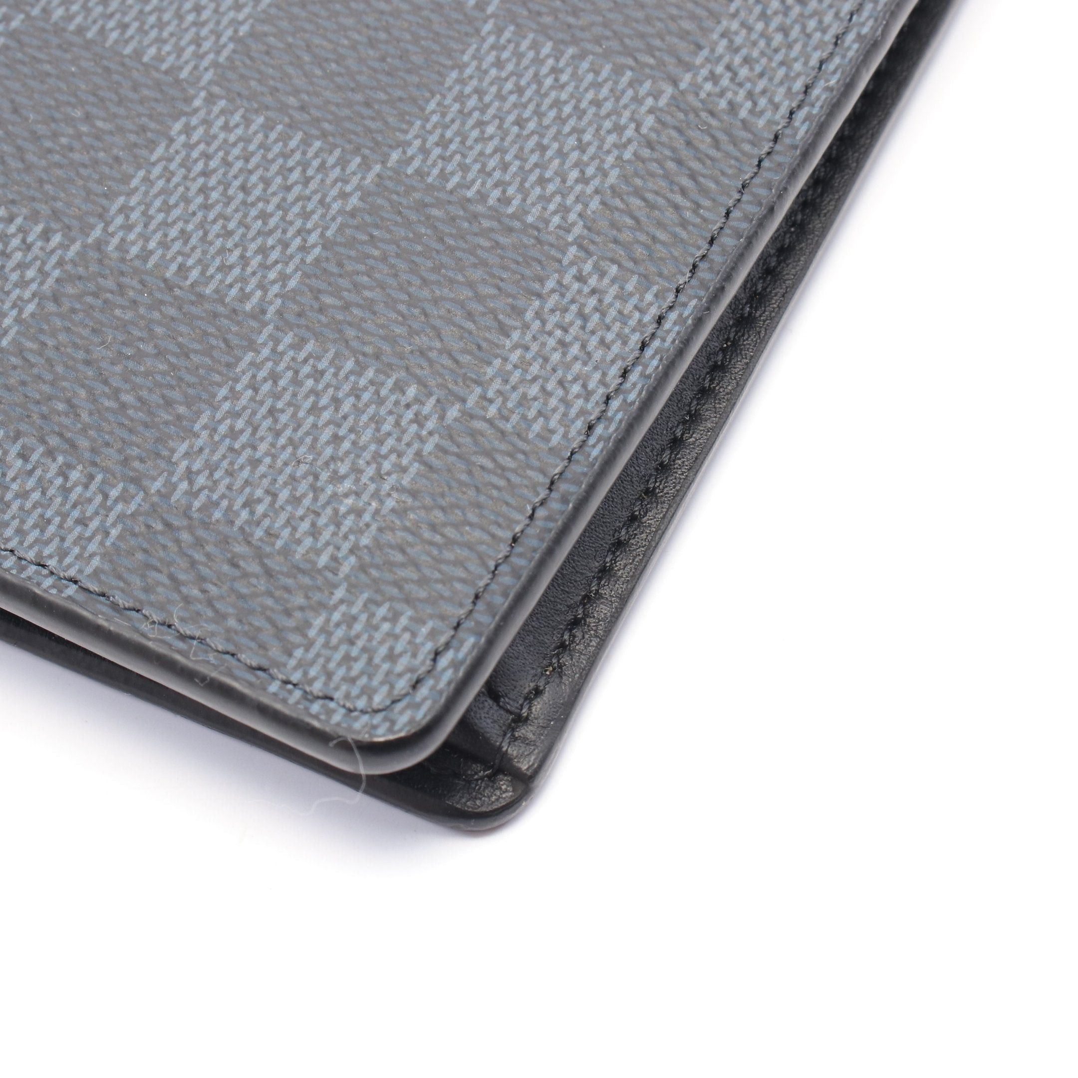 Louis Vuitton Louis Vuitton Portefeuil Brother Damier Cobalt Bi-Fold Long Wallet Leather Navy Size ONE SIZE - 6 Thumbnail
