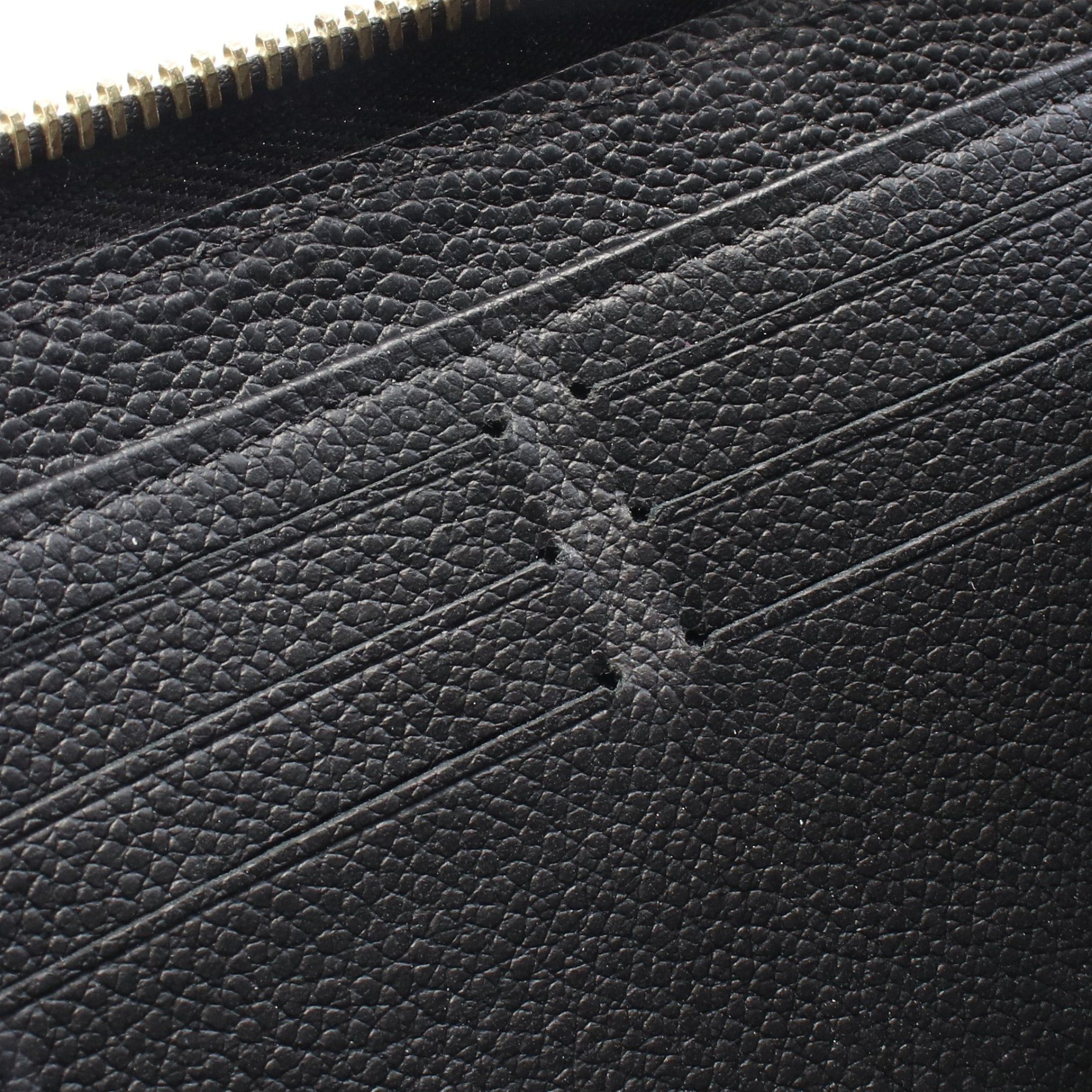 Louis Vuitton Louis Vuitton Zippy Wallet Monogram Empreinte Noir Round Zipper Long Leather Black Size ONE SIZE - 6 Thumbnail