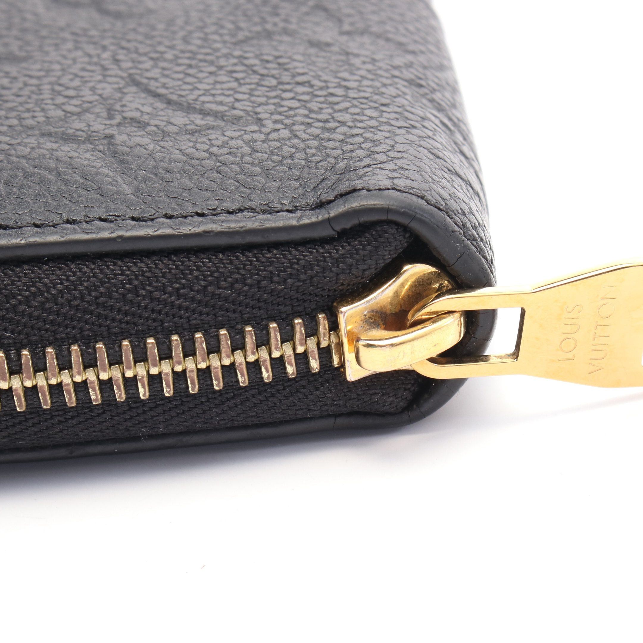 Louis Vuitton Louis Vuitton Zippy Wallet Monogram Empreinte Noir Round Zipper Long Leather Black Size ONE SIZE - 8 Thumbnail