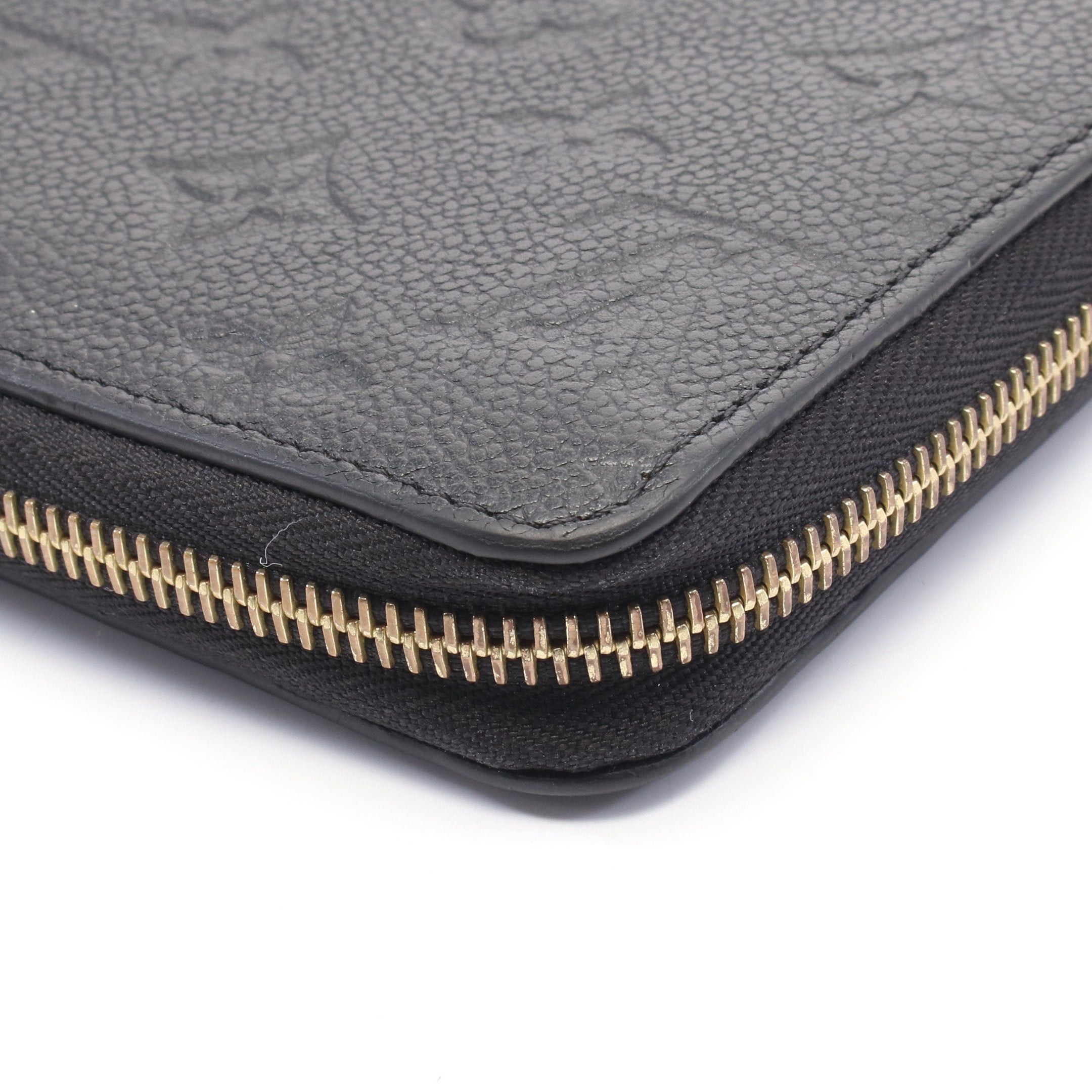 Louis Vuitton Louis Vuitton Zippy Wallet Monogram Empreinte Noir Round Zipper Long Leather Black Size ONE SIZE - 7 Thumbnail